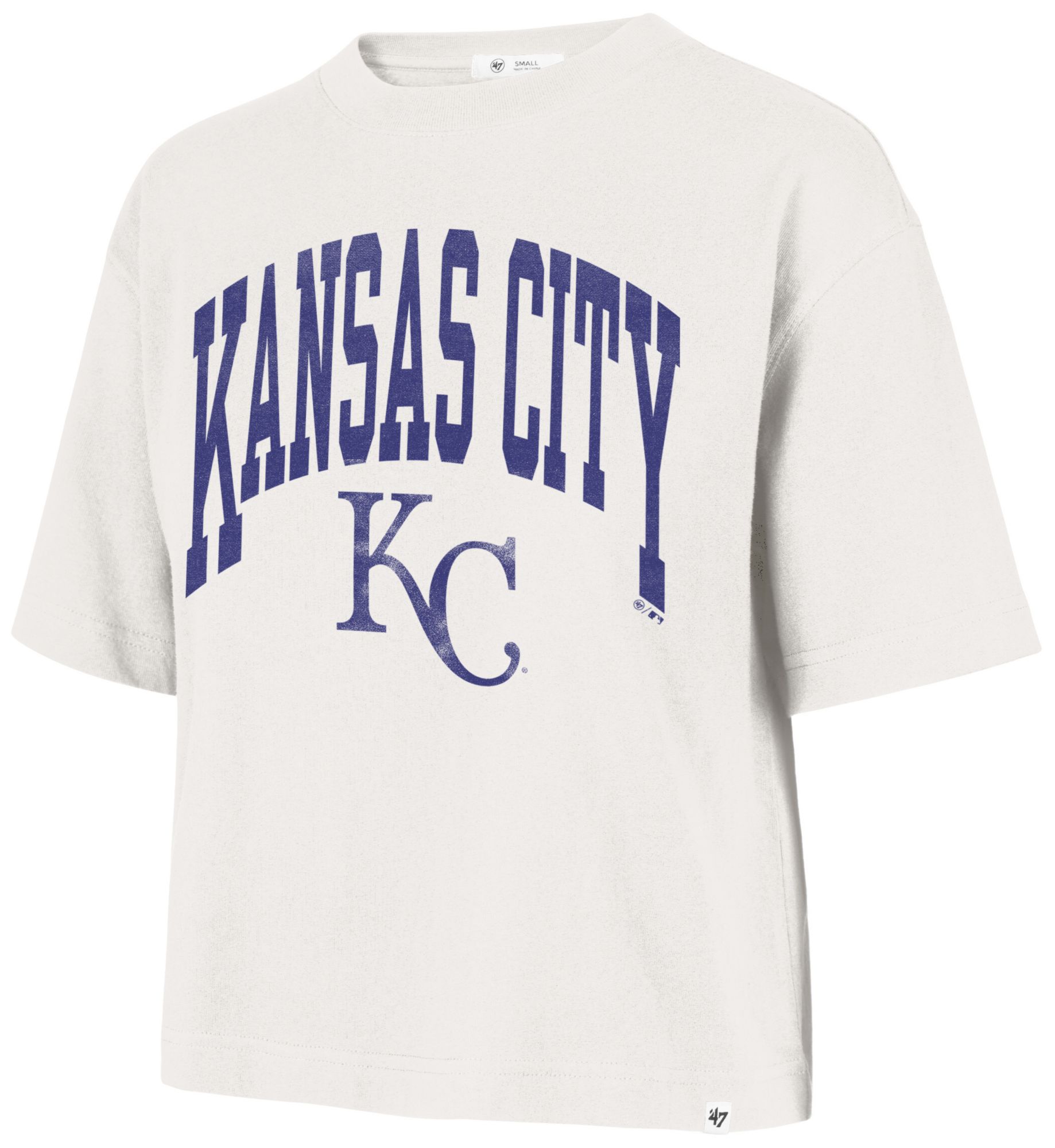 '47 Women's Kansas City Royals Cream Reed City T-Shirt