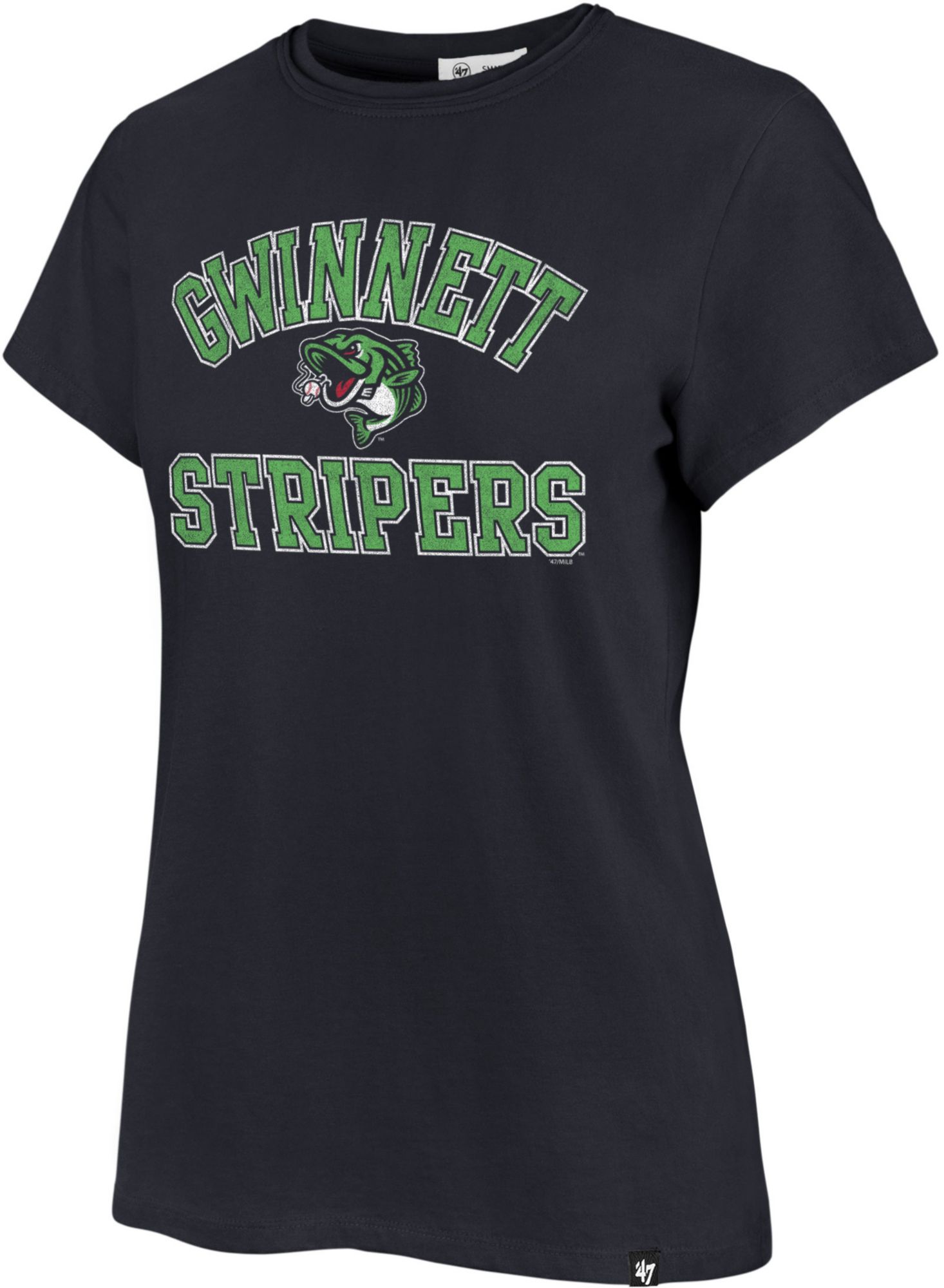 '47 Women's Gwinnett Stripers Navy Wayland Franklin T-Shirt