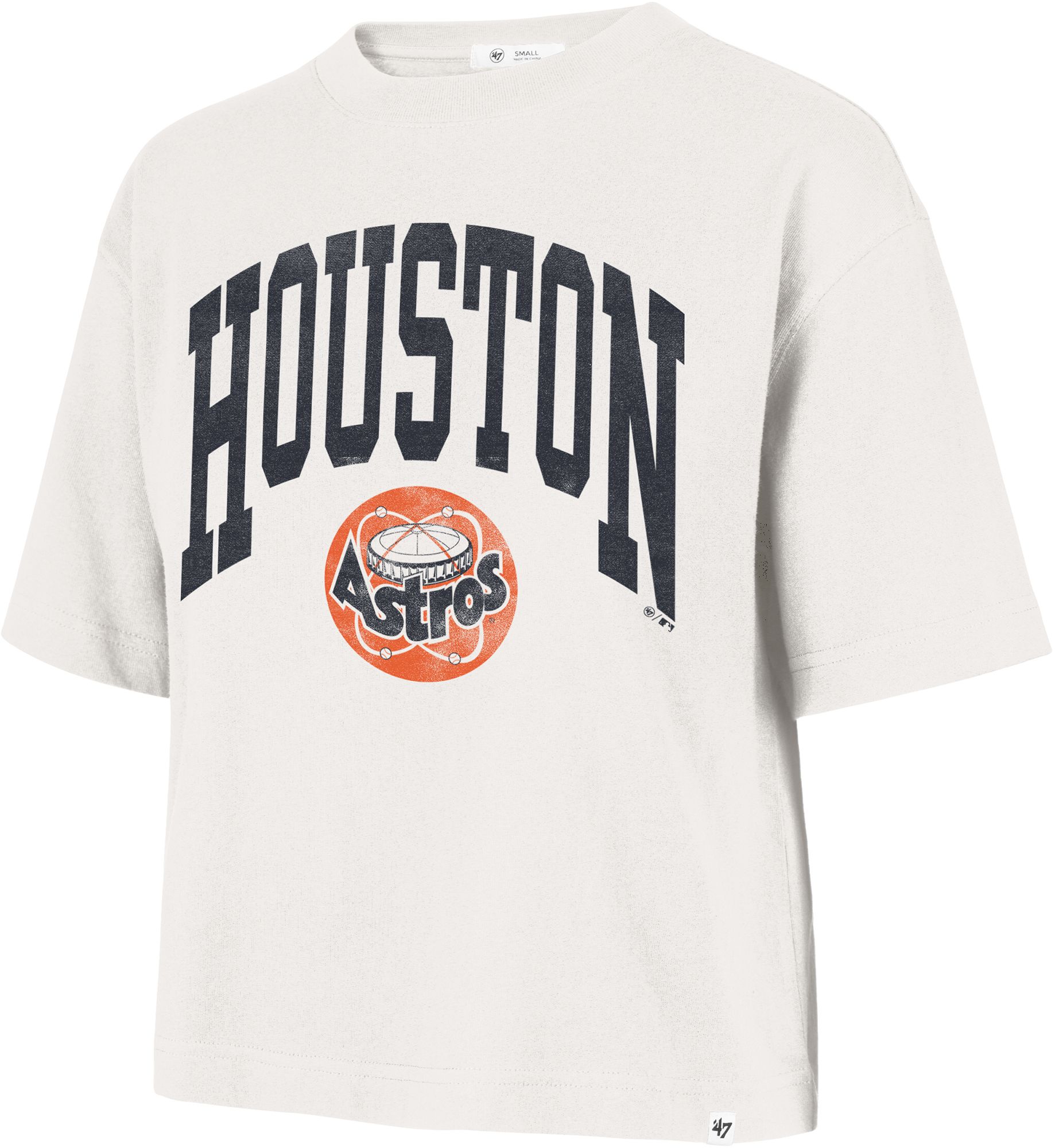 '47 Women's Houston Astros Cream Reed City Cooperstown T-Shirt