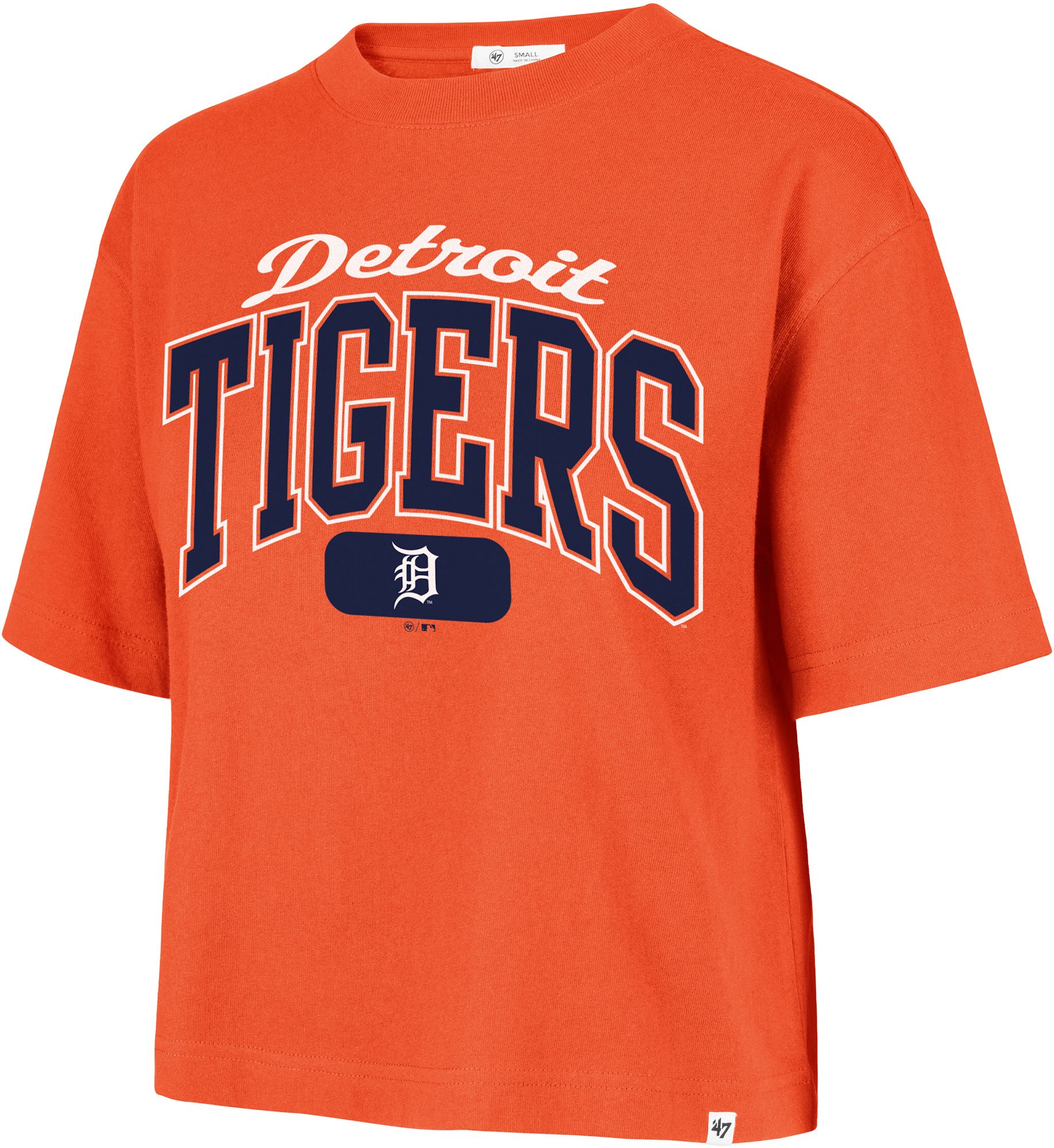 '47 Women's Detroit Tigers Orange Reed City Rally T-Shirt