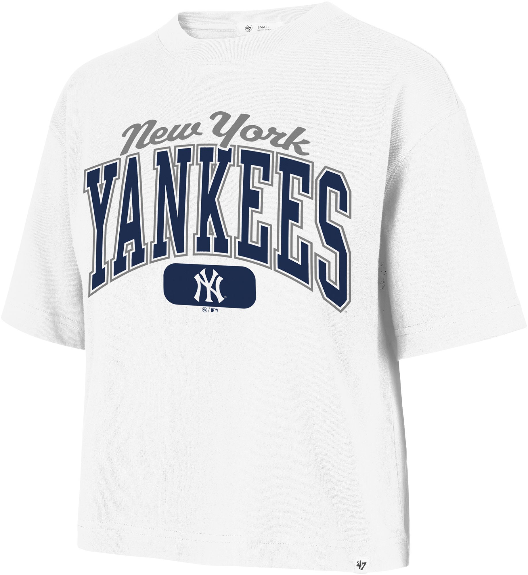 '47 Women's New York Yankees White Reed City Rally T-Shirt