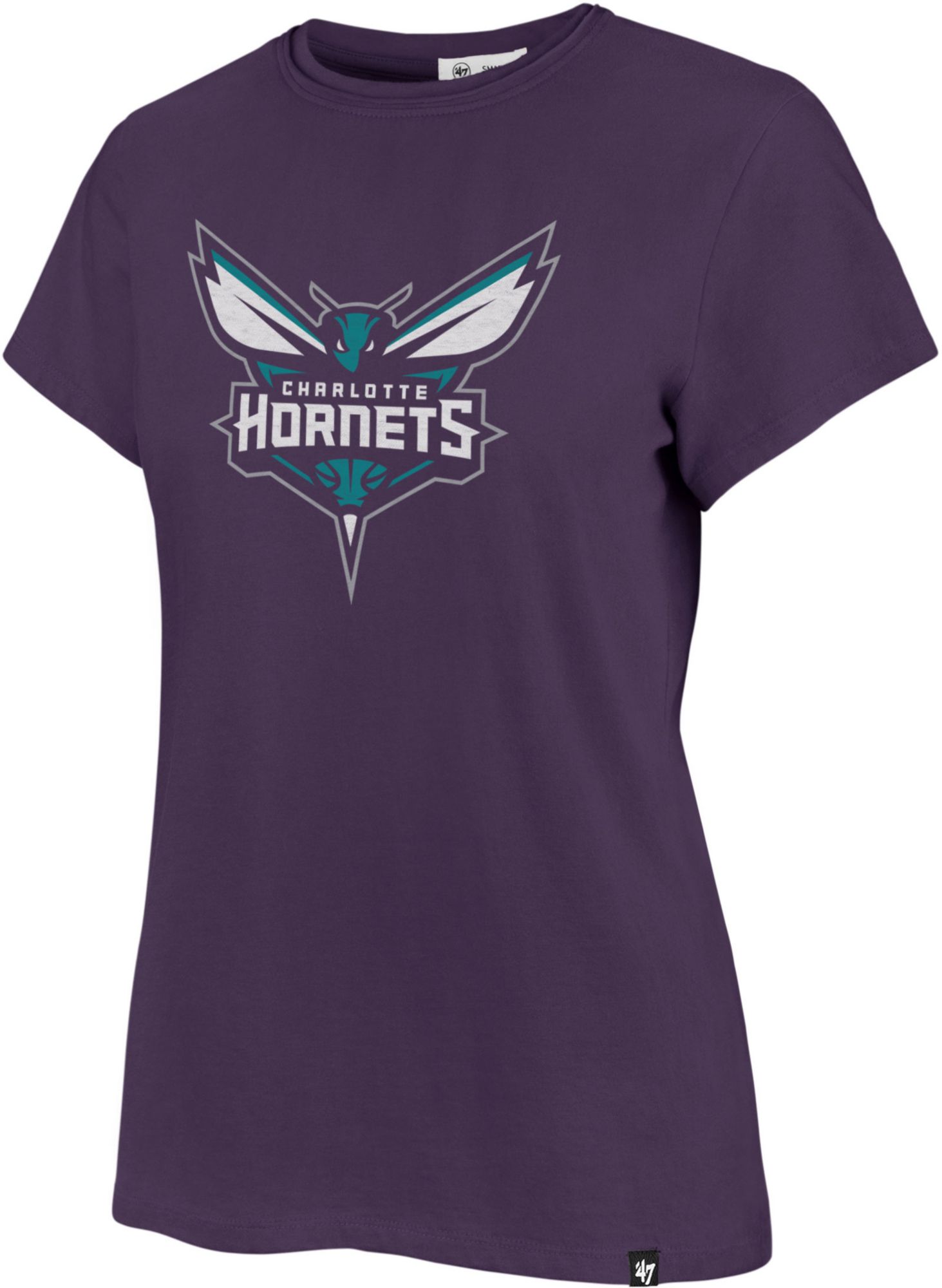 '47 Women's Charlotte Hornets Purple Frankie T-Shirt