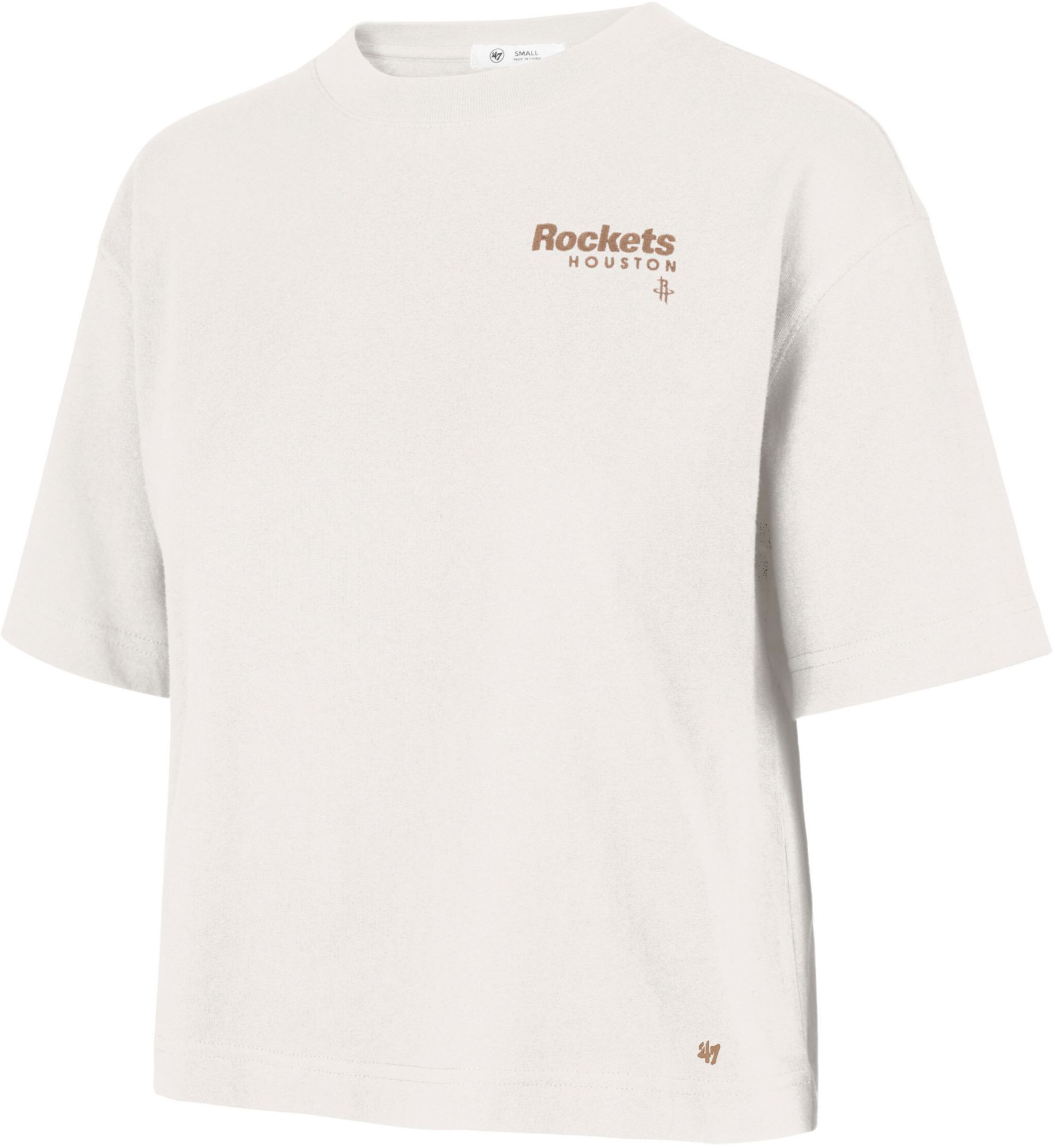 '47 Women's Houston Rockets Off White Serena City T-Shirt