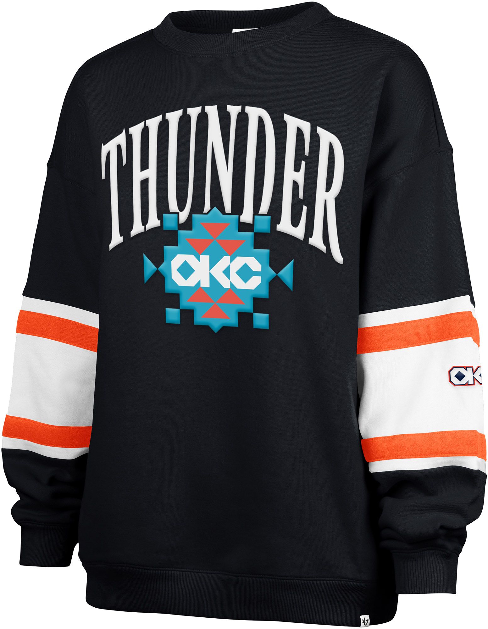 '47 Women's 2025-26 City Edition Oklahoma City Thunder Steadfast Crewneck Sweatshirt