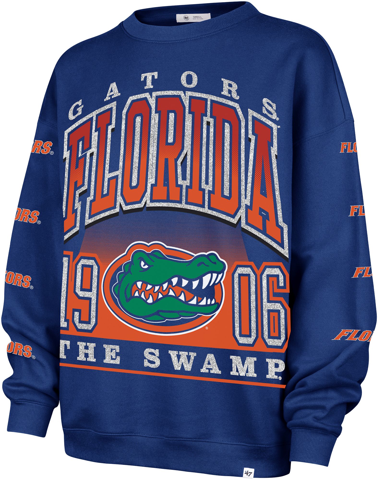 '47 Women's Florida Gators Royal Go Big Pullover Sweatshirt