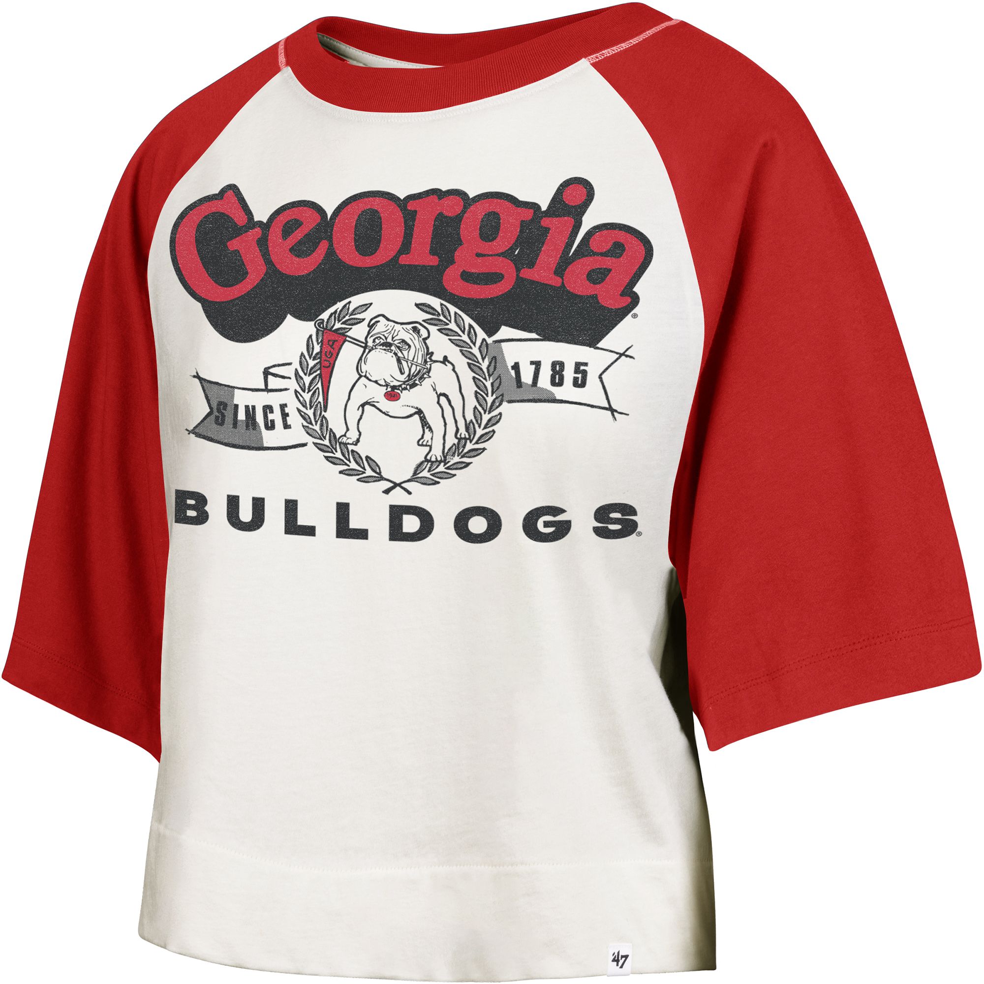 '47 Women's Georgia Bulldogs Ivory Infield T-Shirt