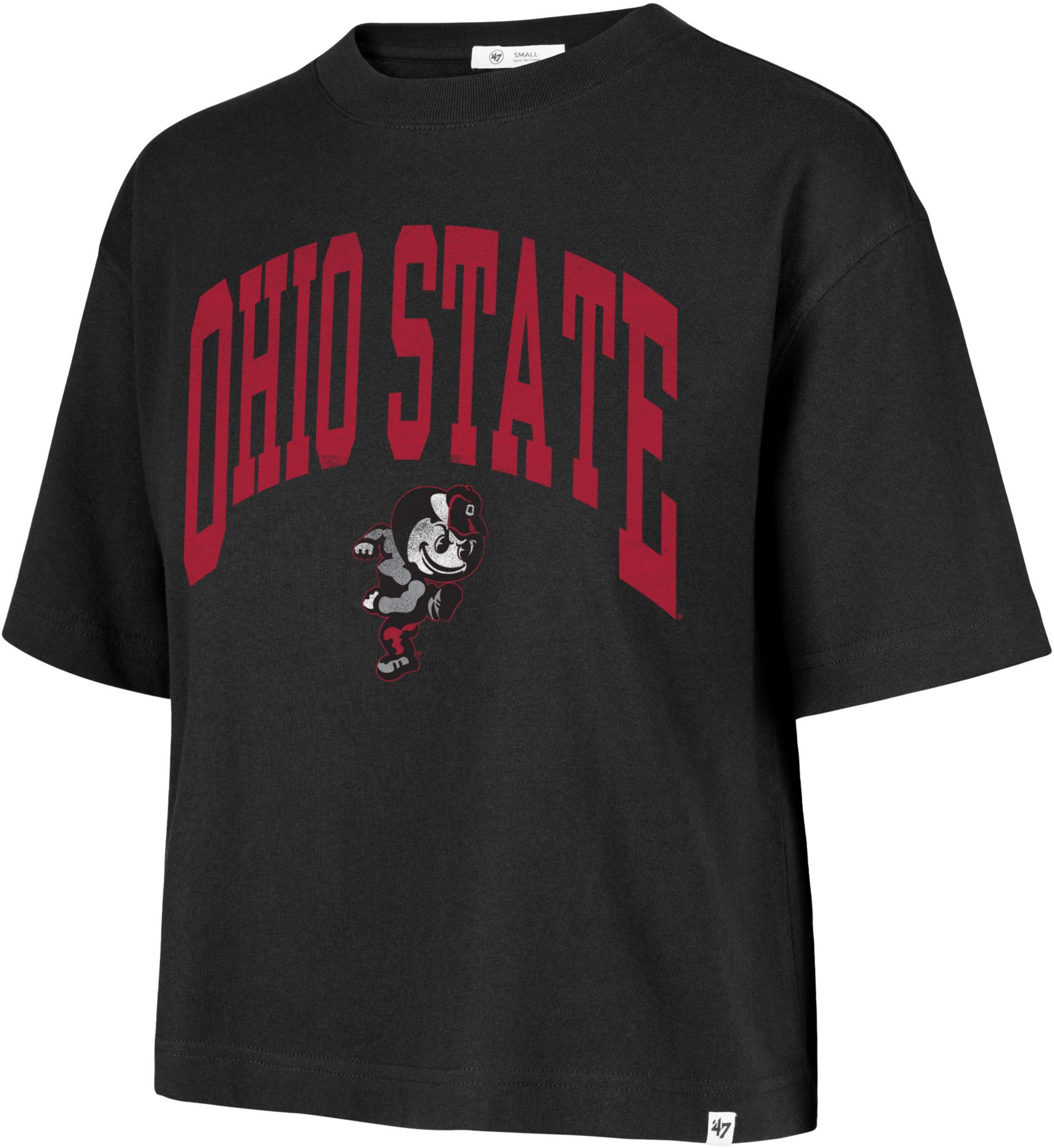 '47 Women's Ohio State Buckeyes Black Reed City T-Shirt