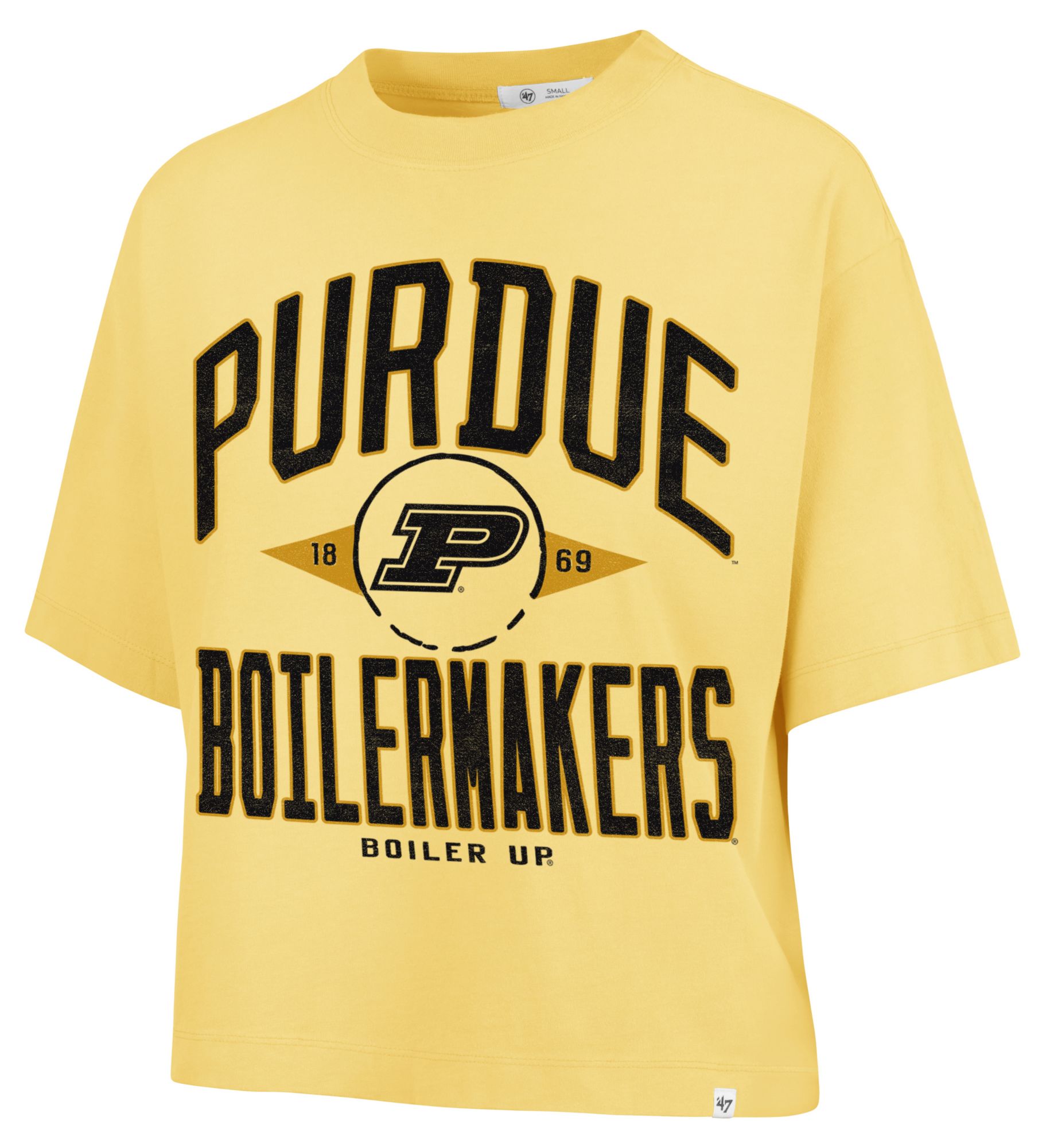 '47 Women's Purdue Boilermakers Saffron Ravine Short Sleeve T-Shirt