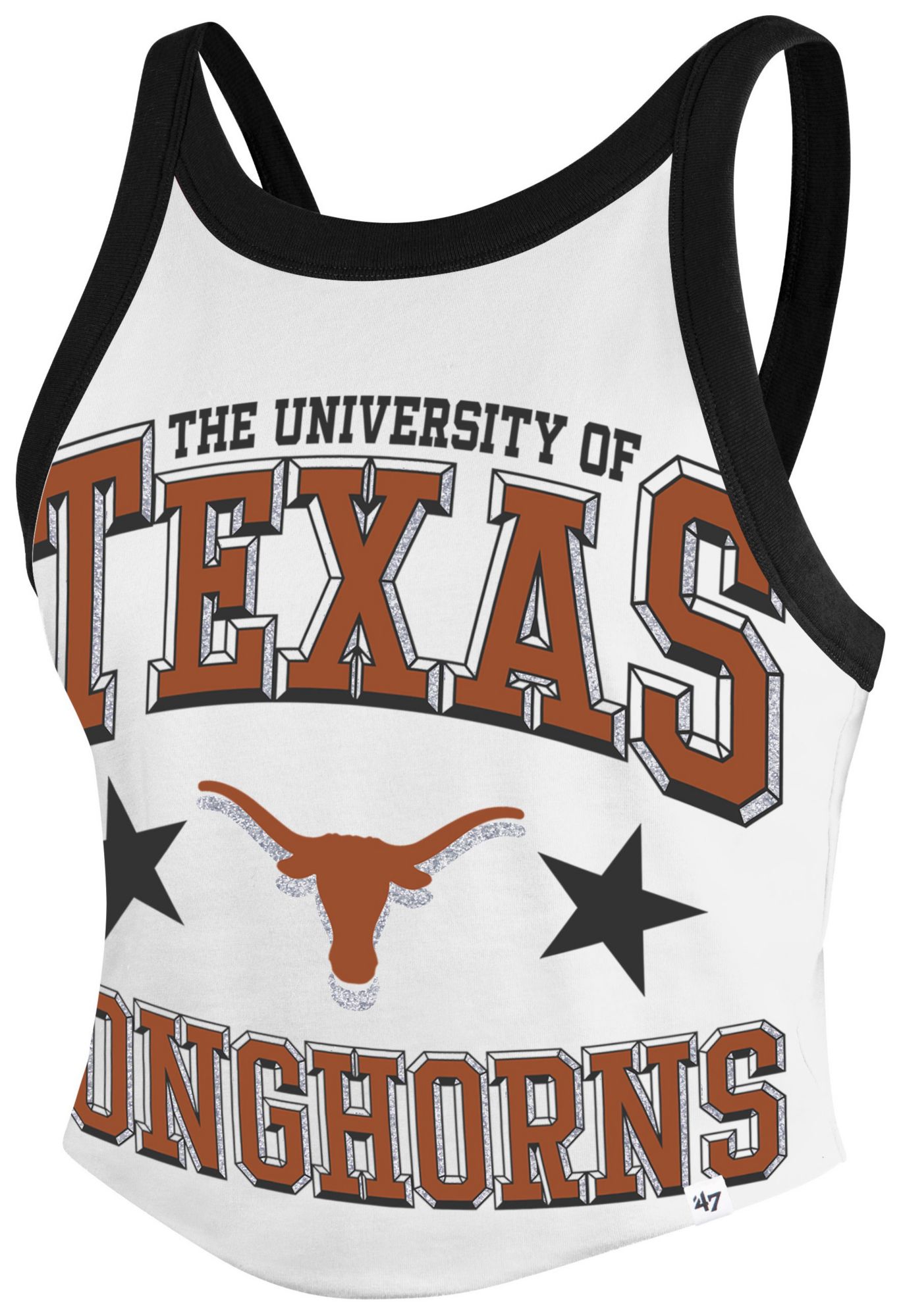 '47 Women's Texas Longhorns White Energize Tank Top