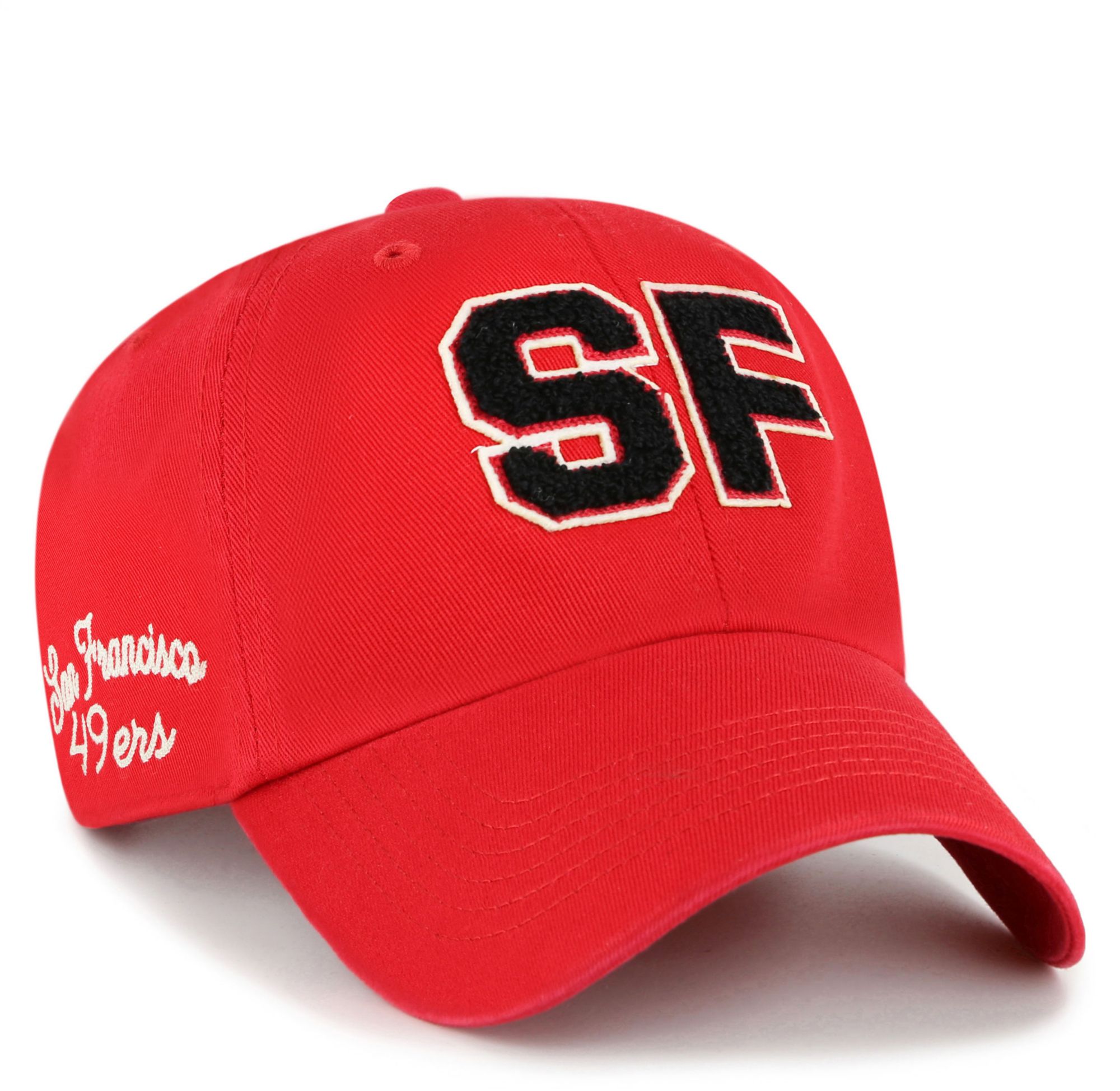 '47 Women's San Francisco 49ers Red Zoey Clean Up Adjustable Hat