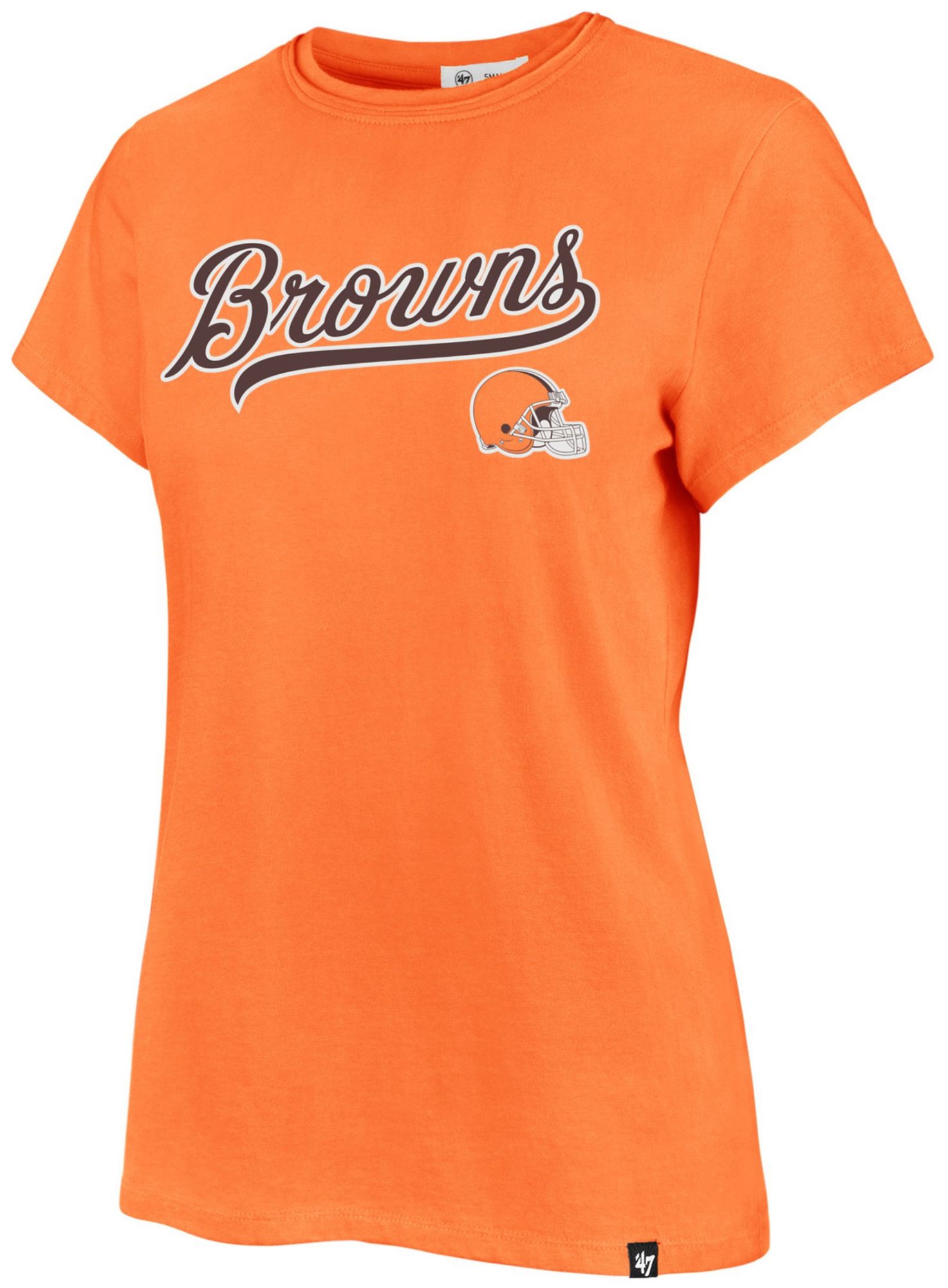 '47 Women's Cleveland Browns Orange Tailsweep Frankie T-Shirt