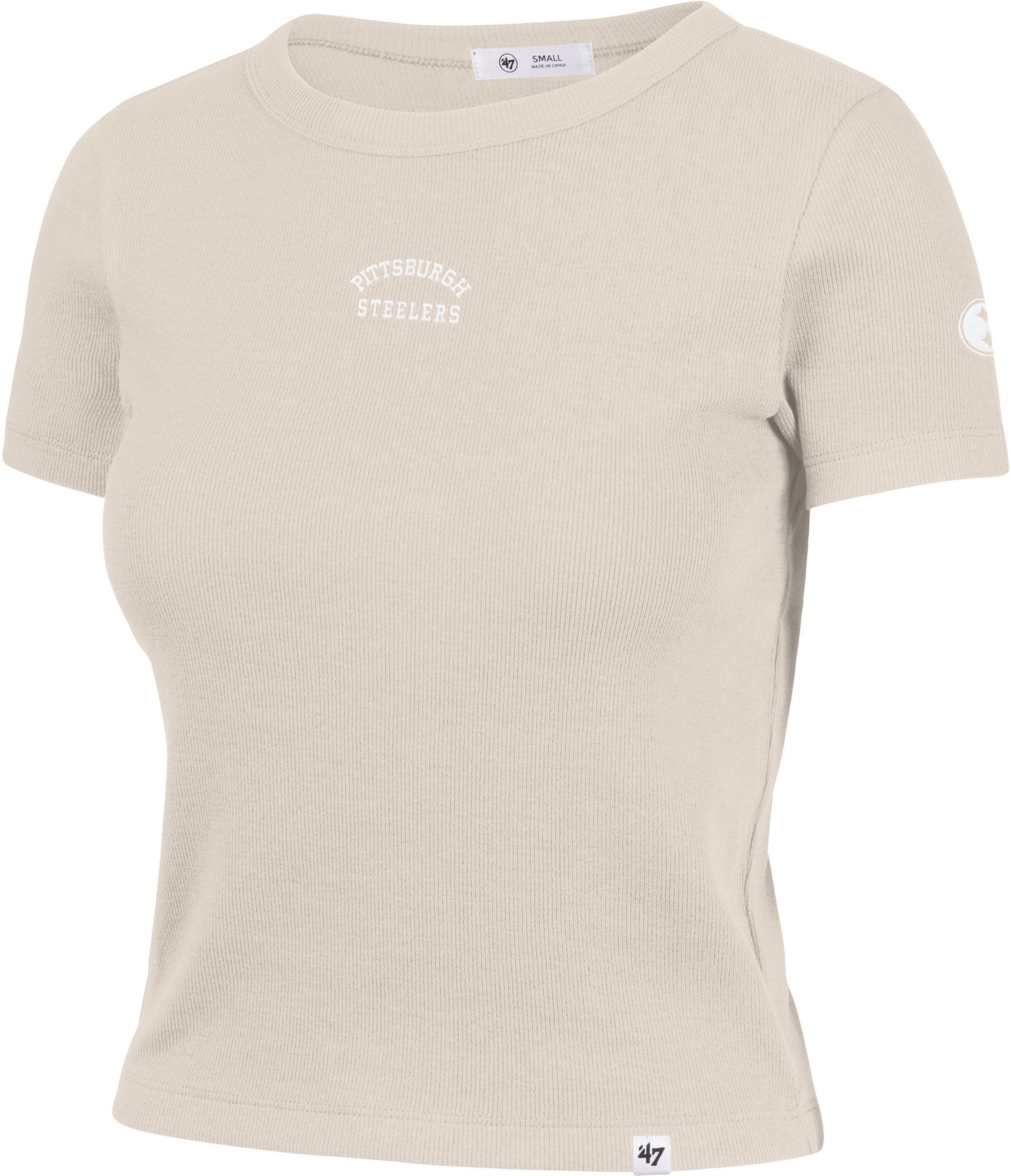 '47 Women's Pittsburgh Steelers Mojave Baby Rib T-Shirt