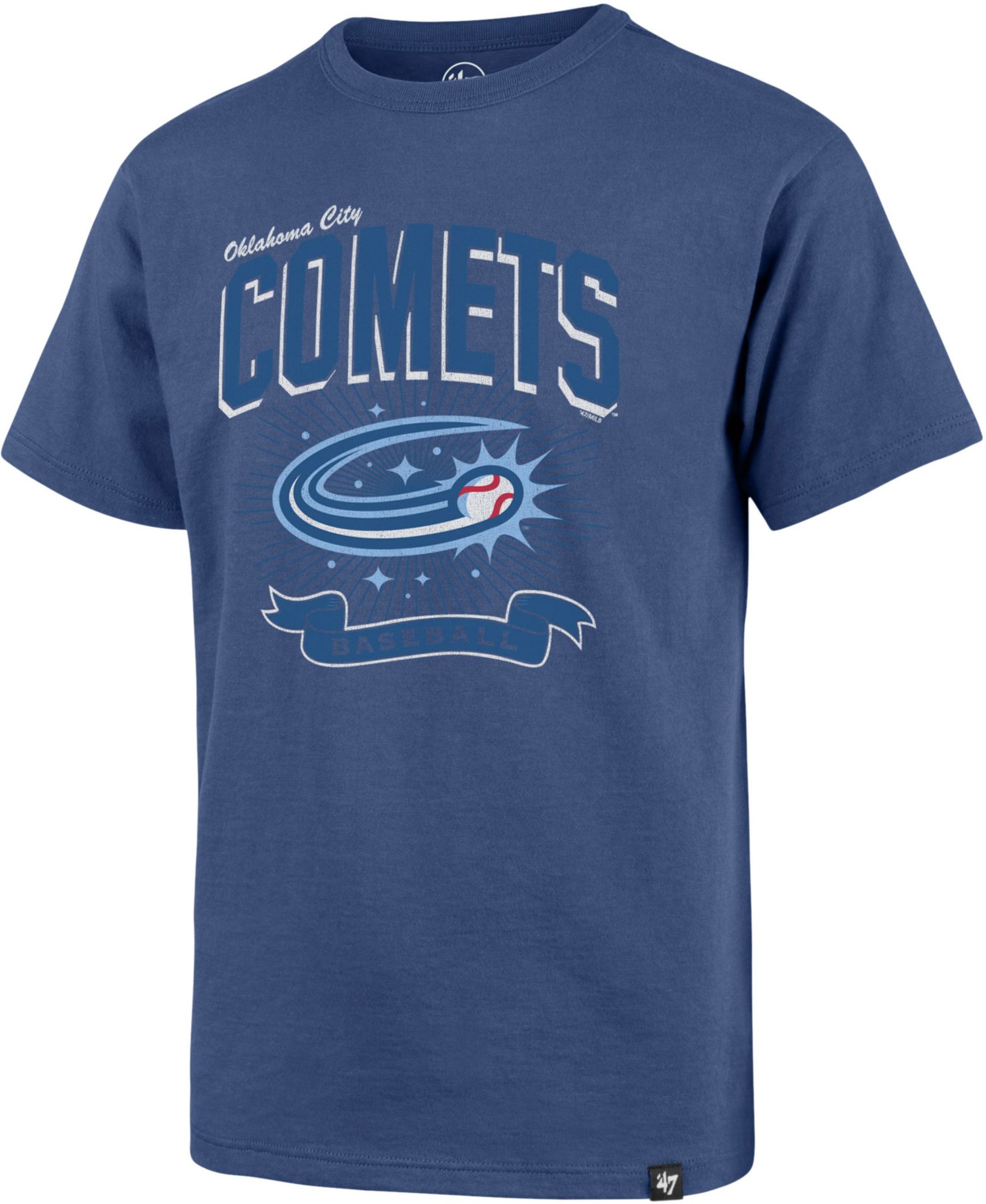 '47 Youth Oklahoma City Comets Blue Franklin Prime Play T-Shirt