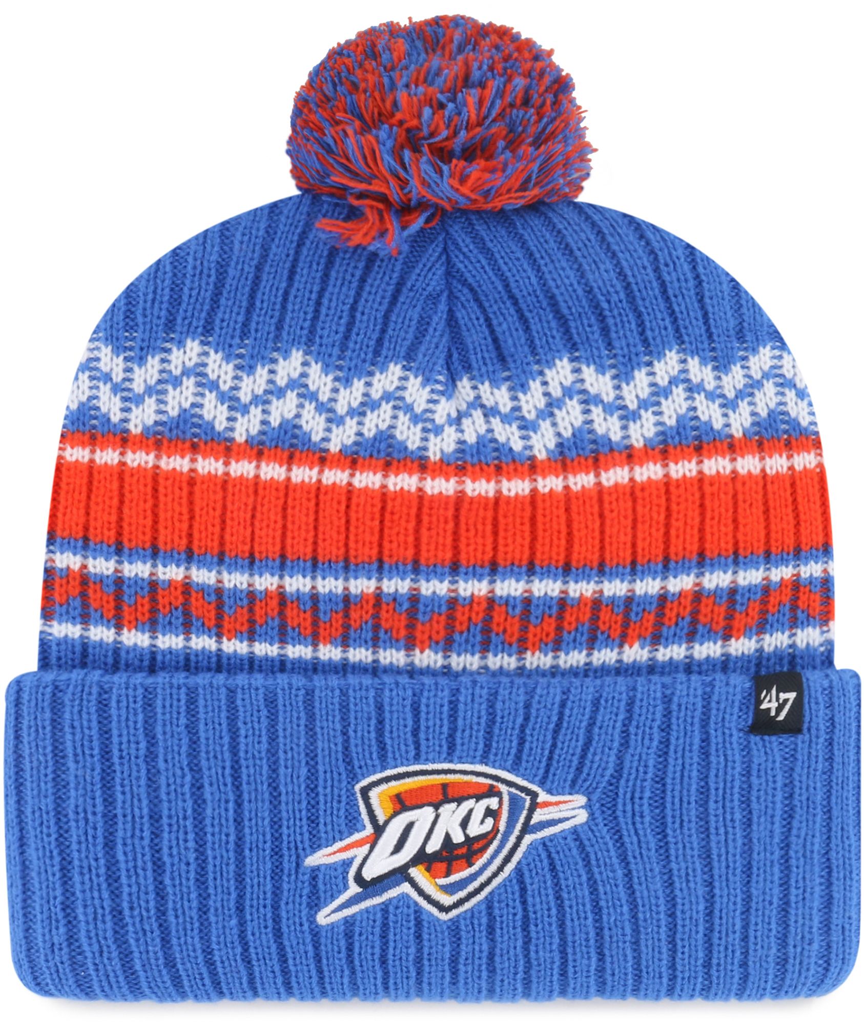 '47 Youth Oklahoma City Thunder Blue Polar Vortex Knit Beanie