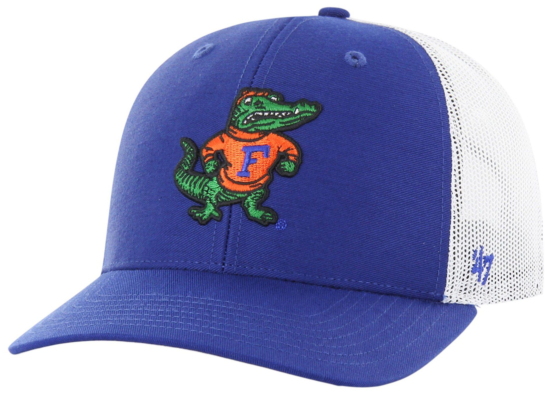 47 Youth Florida Gators Vintage Royal Logo Adjustable Trucker Hat