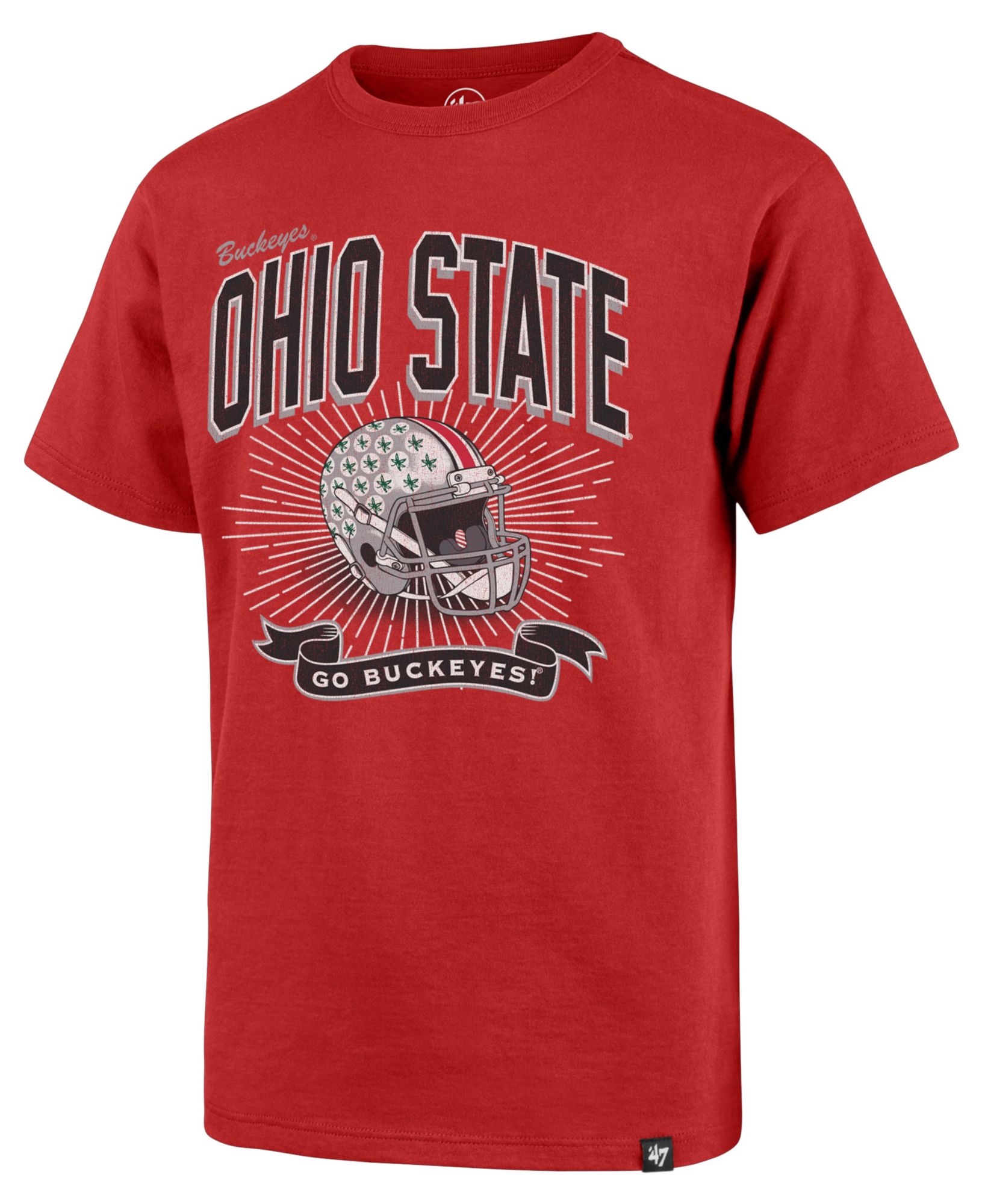 '47 Youth Ohio State Buckeyes Racer Red Prime Play Short Sleeve T-Shirt