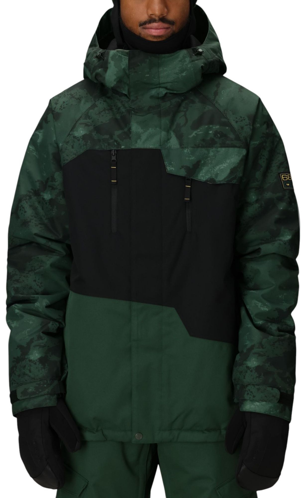 Moss Green Colorblock