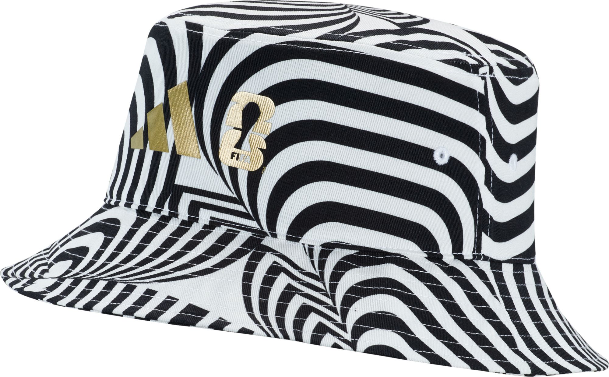 adidas Adult 2026 FIFA World Cup Graphic Black Bucket Hat
