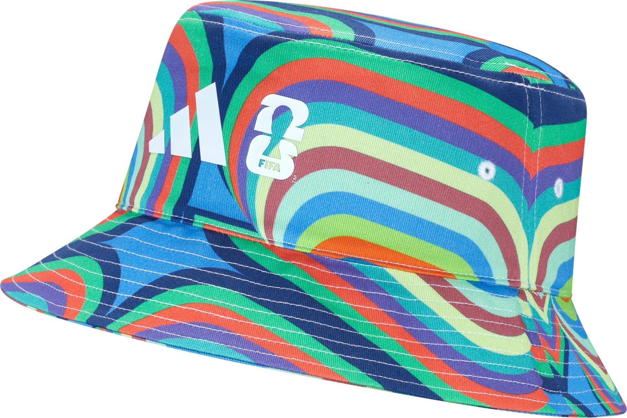 adidas Adult 2026 FIFA World Cup Graphic Black Bucket Hat