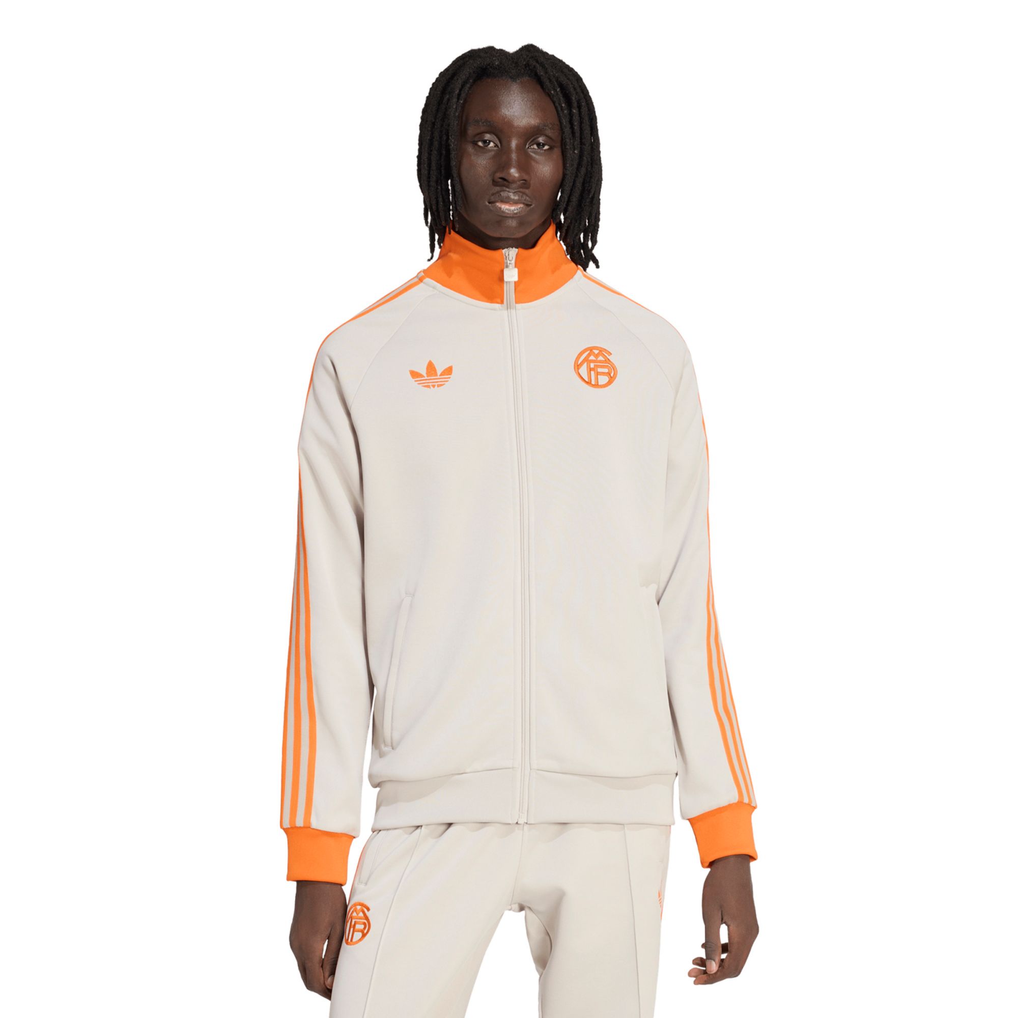 adidas Adult Bayern Munich Grey Track Jacket