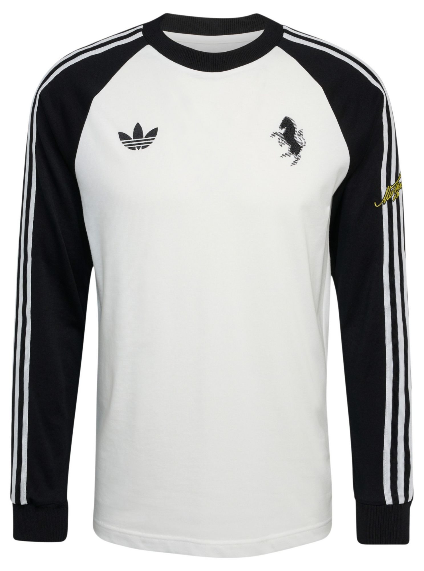 adidas Adult Juventus White 2025 Home Long Sleeve Shirt