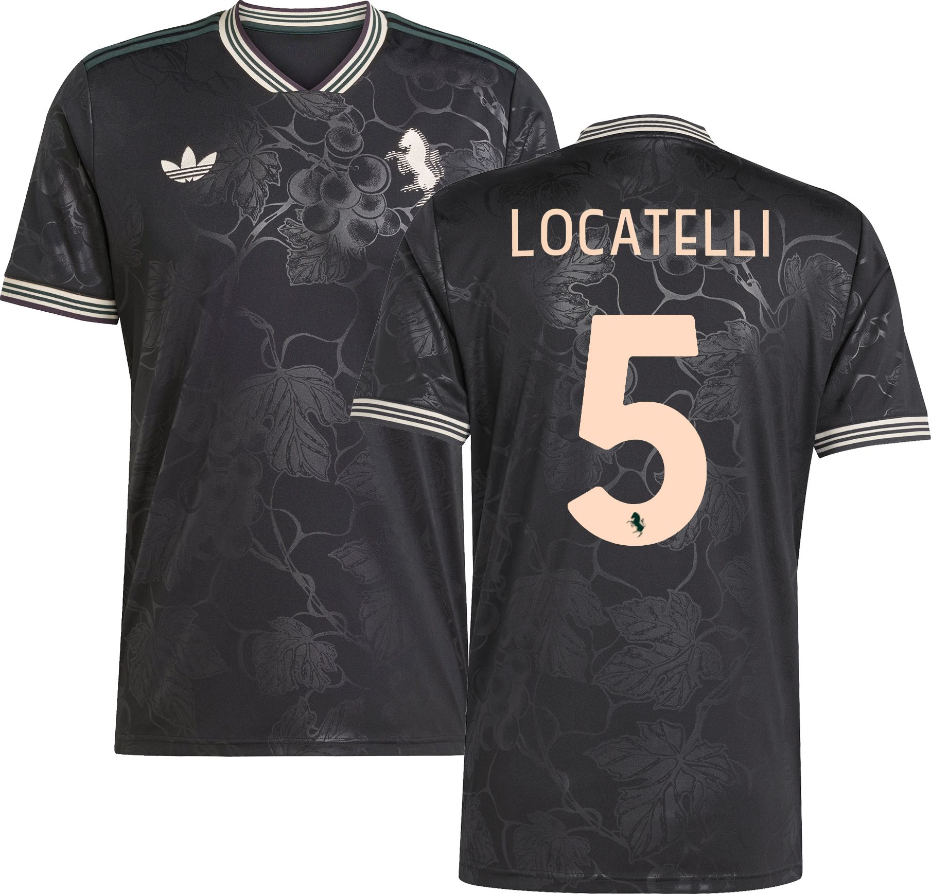 adidas Adult Juventus Manuel Locatelli #5 2025 Third Replica Jersey