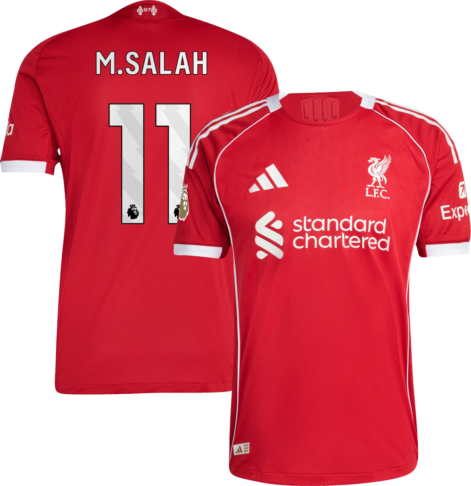 adidas Adult Liverpool FC Mohamed Salah #11 2025 Home Authentic Jersey