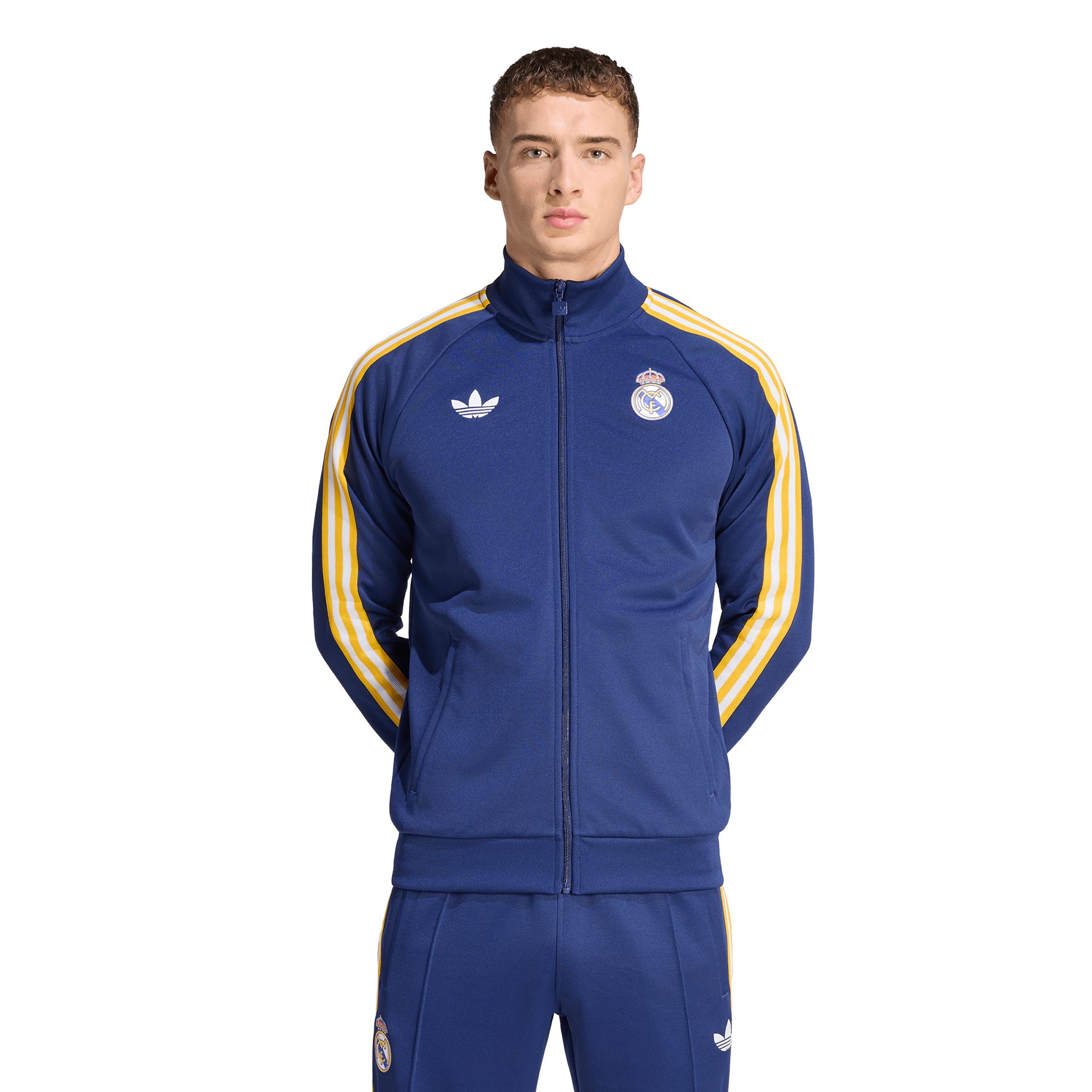 adidas Men's Real Madrid 2026 Originals Navy Track Jacket