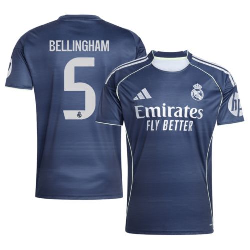 adidas Adult Real Madrid Jude Bellingham #5 2025 Home