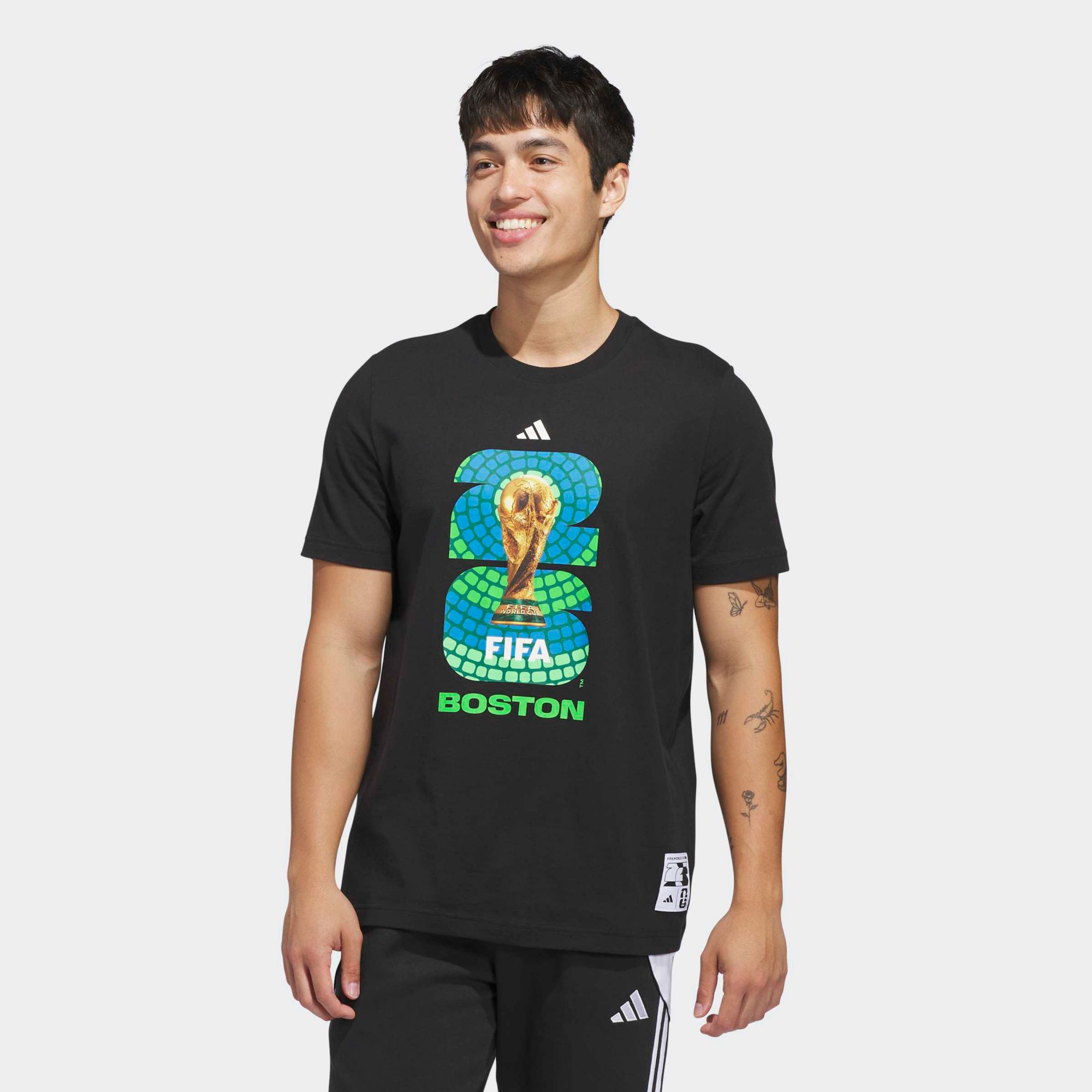 adidas Adult 2026 World Cup Host City Boston T-Shirt