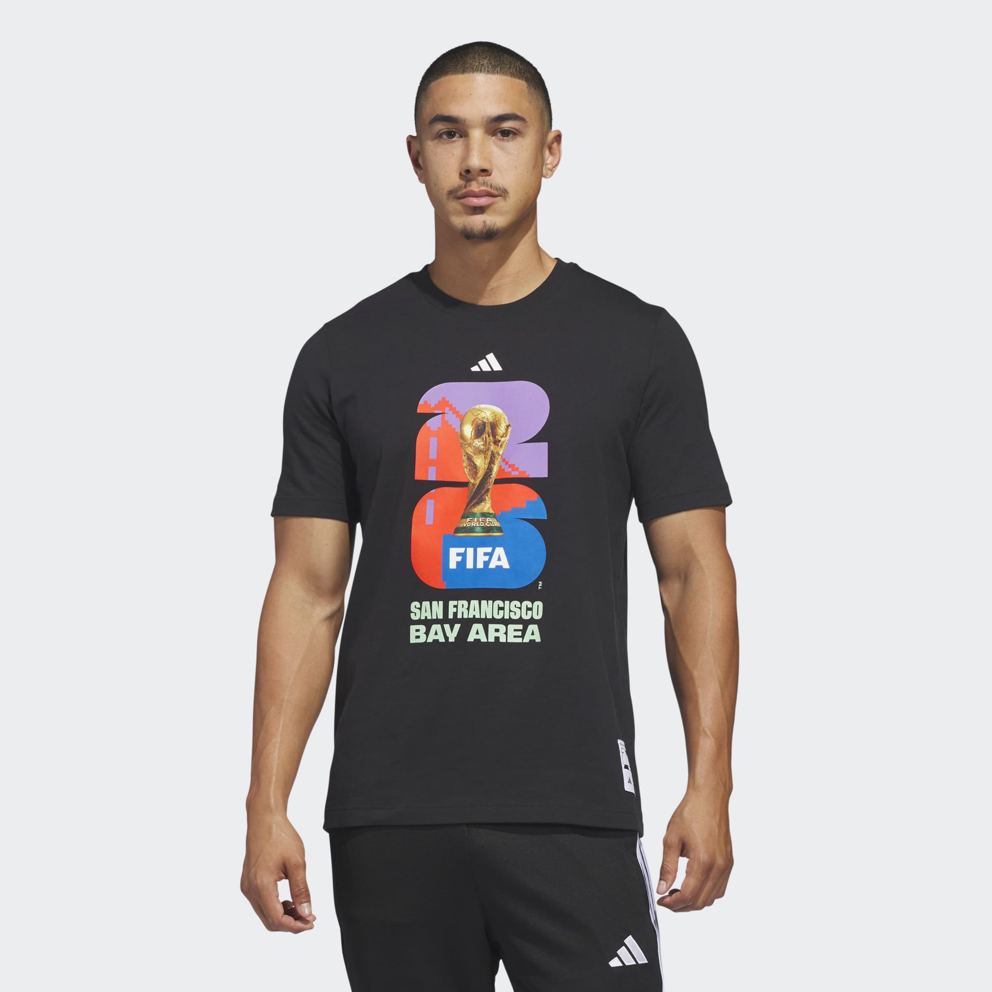 adidas Adult 2026 World Cup Host City San Francisco Bay Area T-Shirt