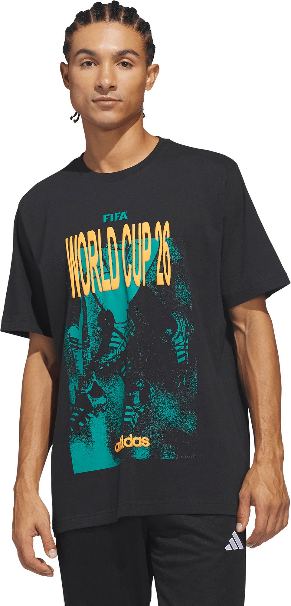 adidas Adult FIFA World Cup 2026 Black 2026 T-Shirt