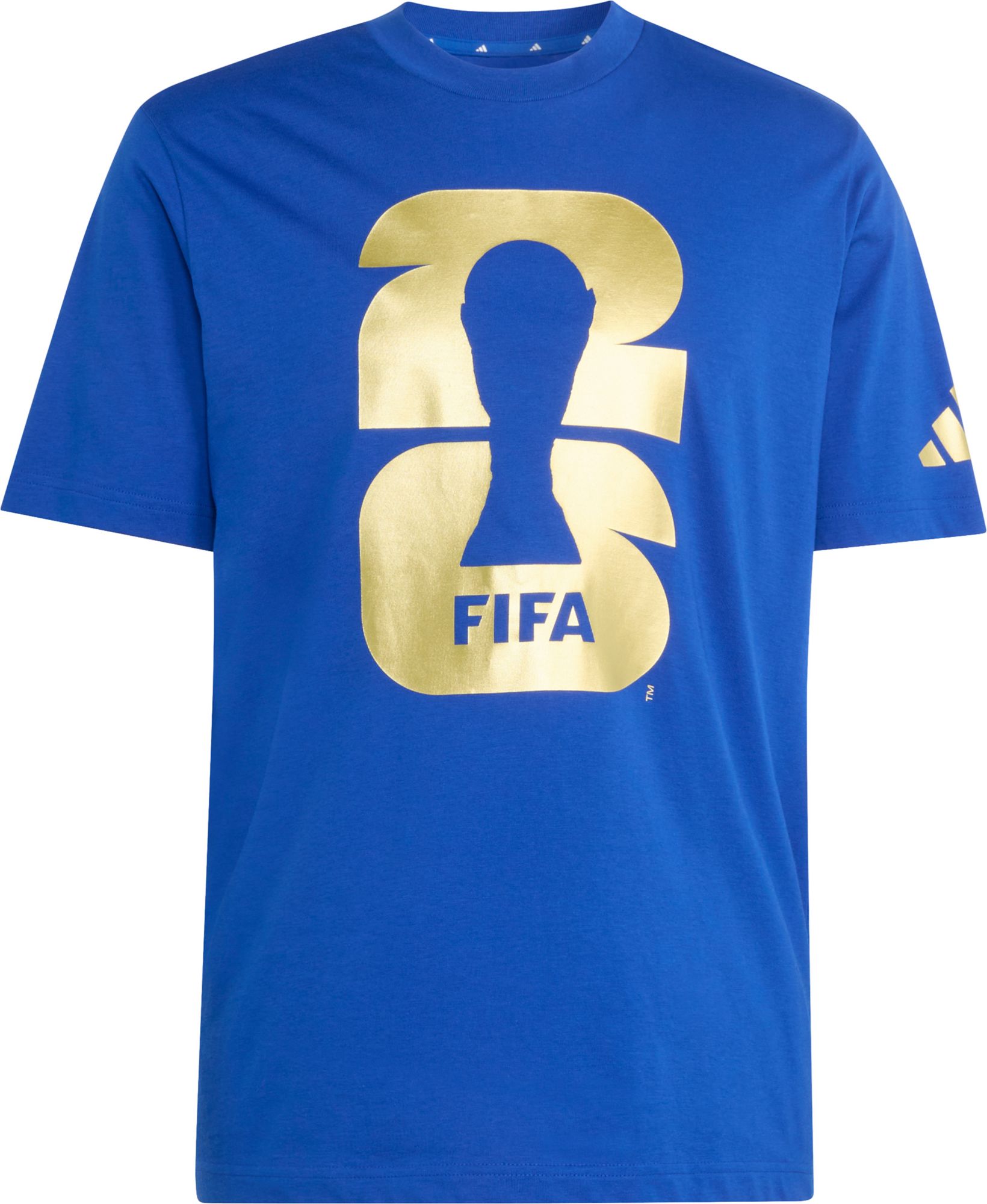 adidas Adult 2026 FIFA World Cup Official Emblem Royal T-Shirt
