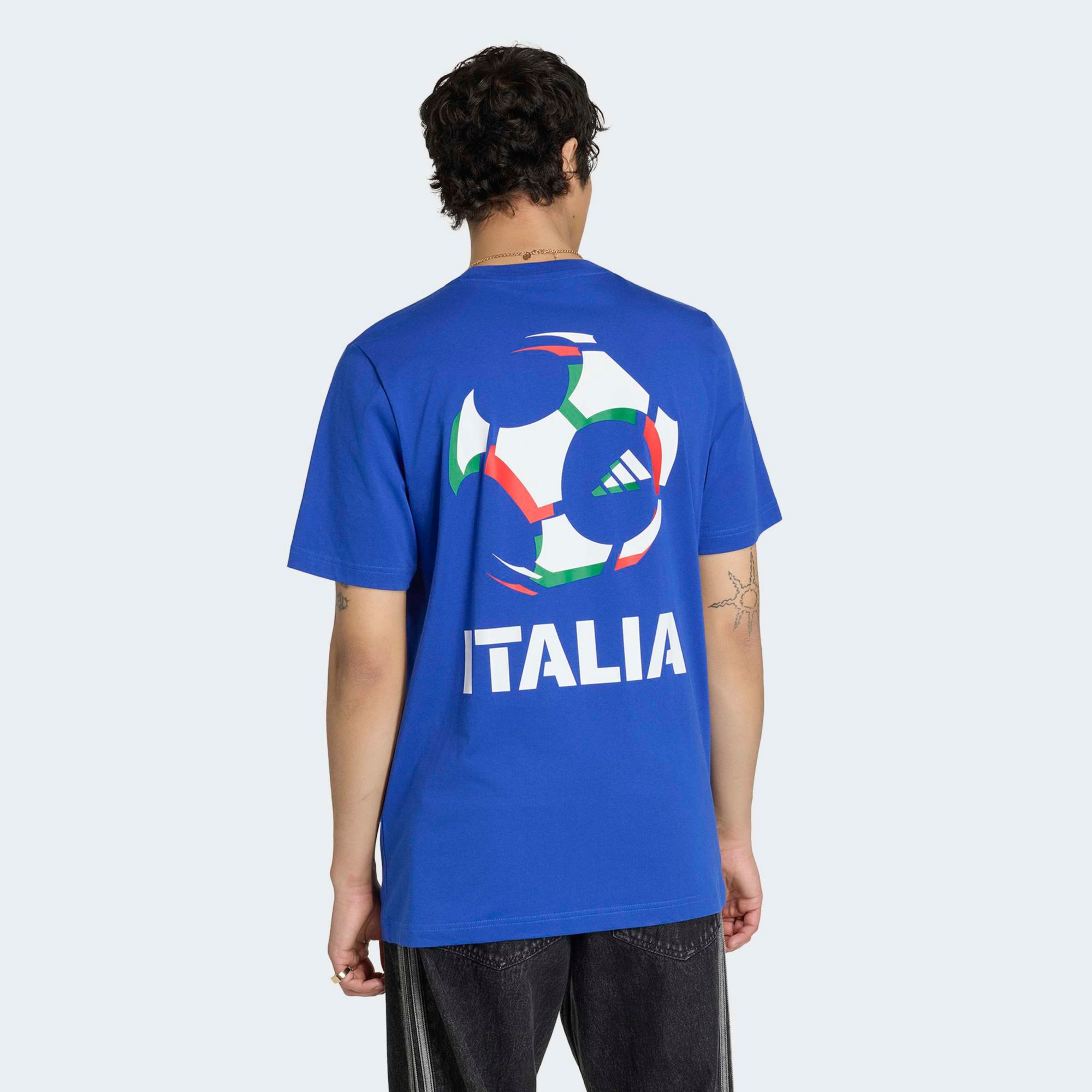 adidas Men's Italy Etrusco Poster Graphic T-Shirt