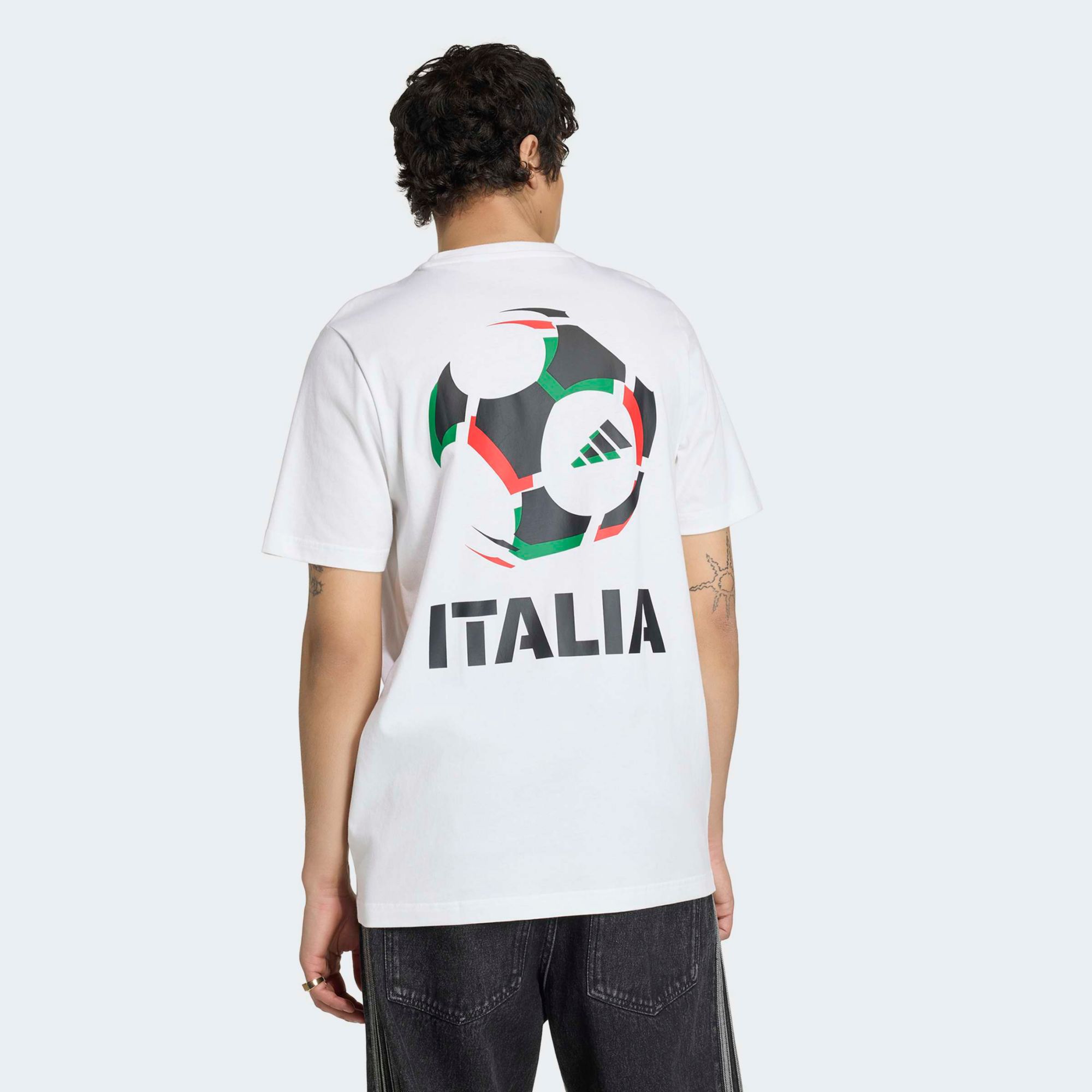 adidas Men's Italy Etrusco Poster Graphic T-Shirt