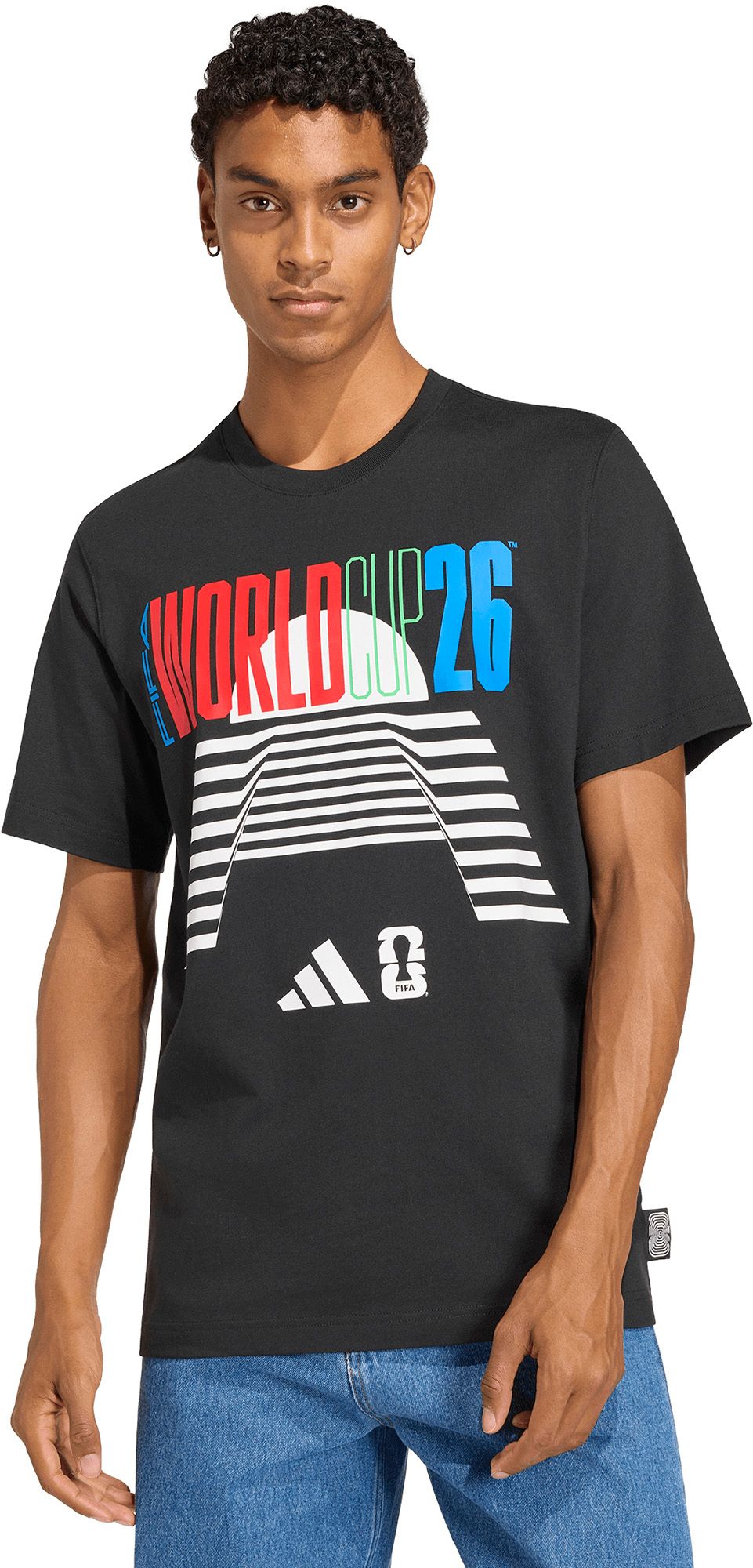 adidas Adult FIFA World Cup 2026 Black 2026 T-Shirt