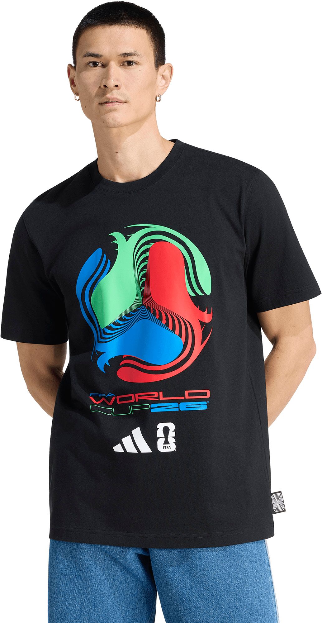 adidas Adult FIFA World Cup 2026 Black 2026 T-Shirt