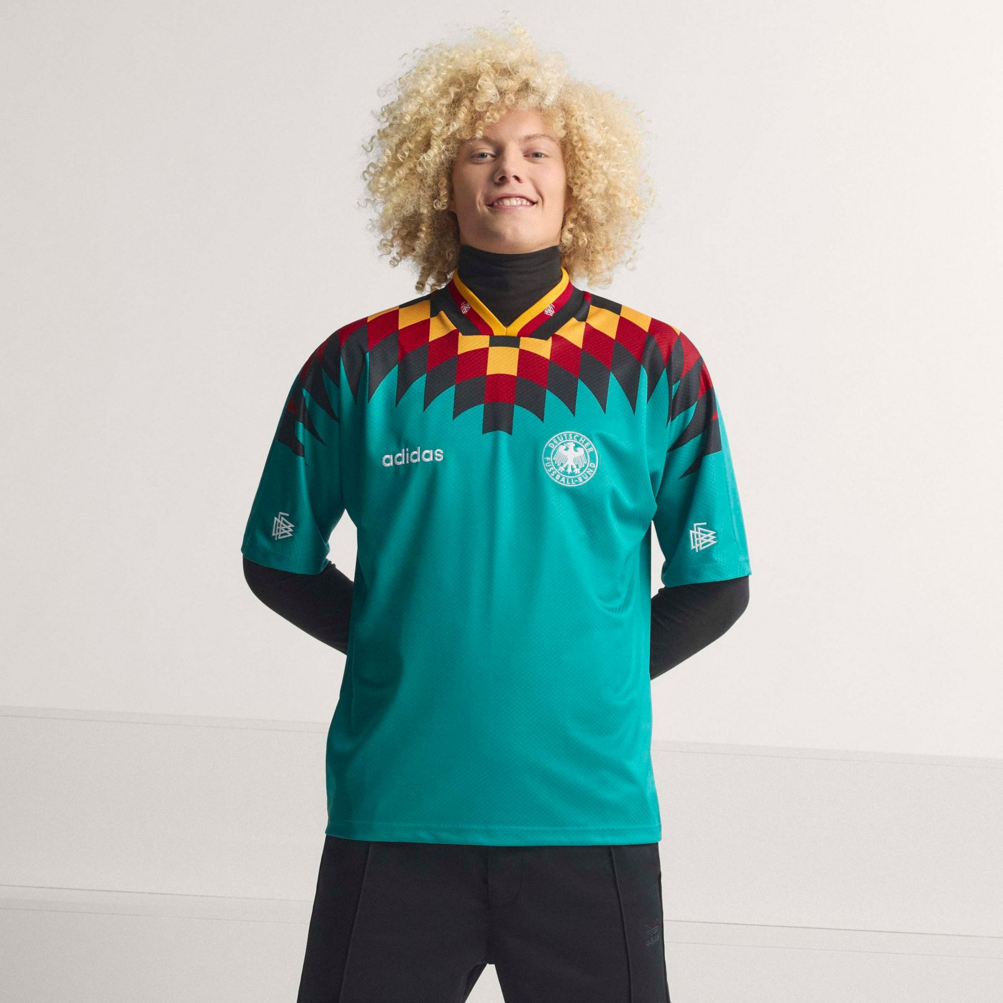 adidas Adult Germany 1994 Bringback Away Jersey
