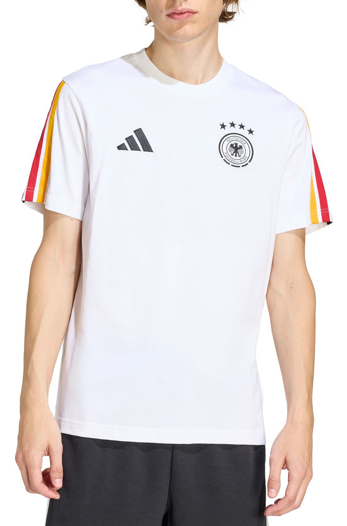 adidas Adult Germany 2026 Team Logo White T-Shirt