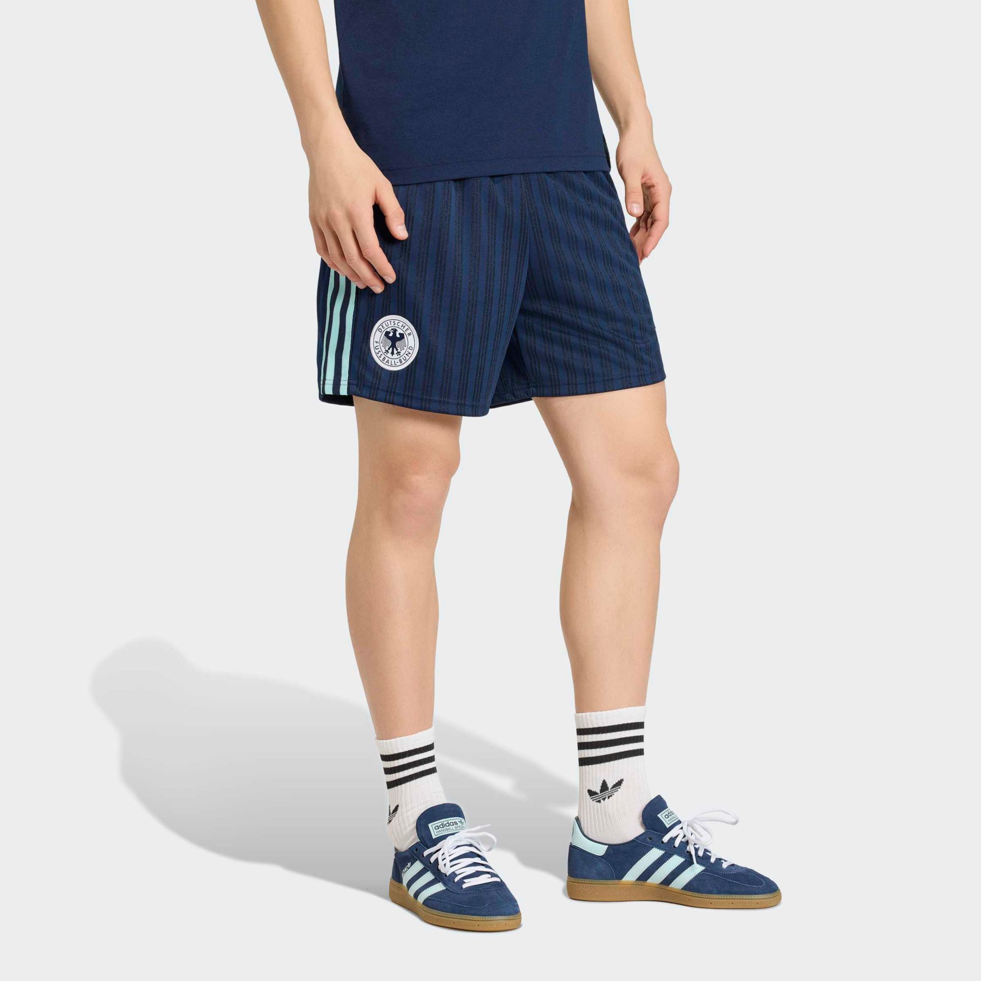 adidas Adult Germany Collegiate Navy Home Logo Shorts