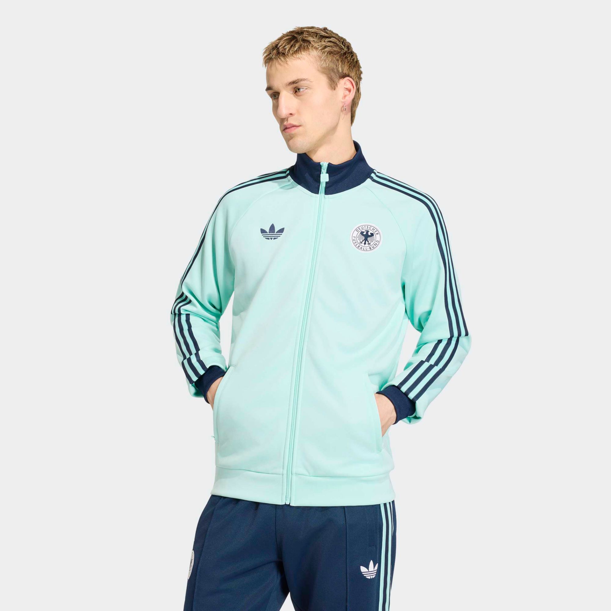 adidas Adult Germany Aqua Home Graphic Jacket