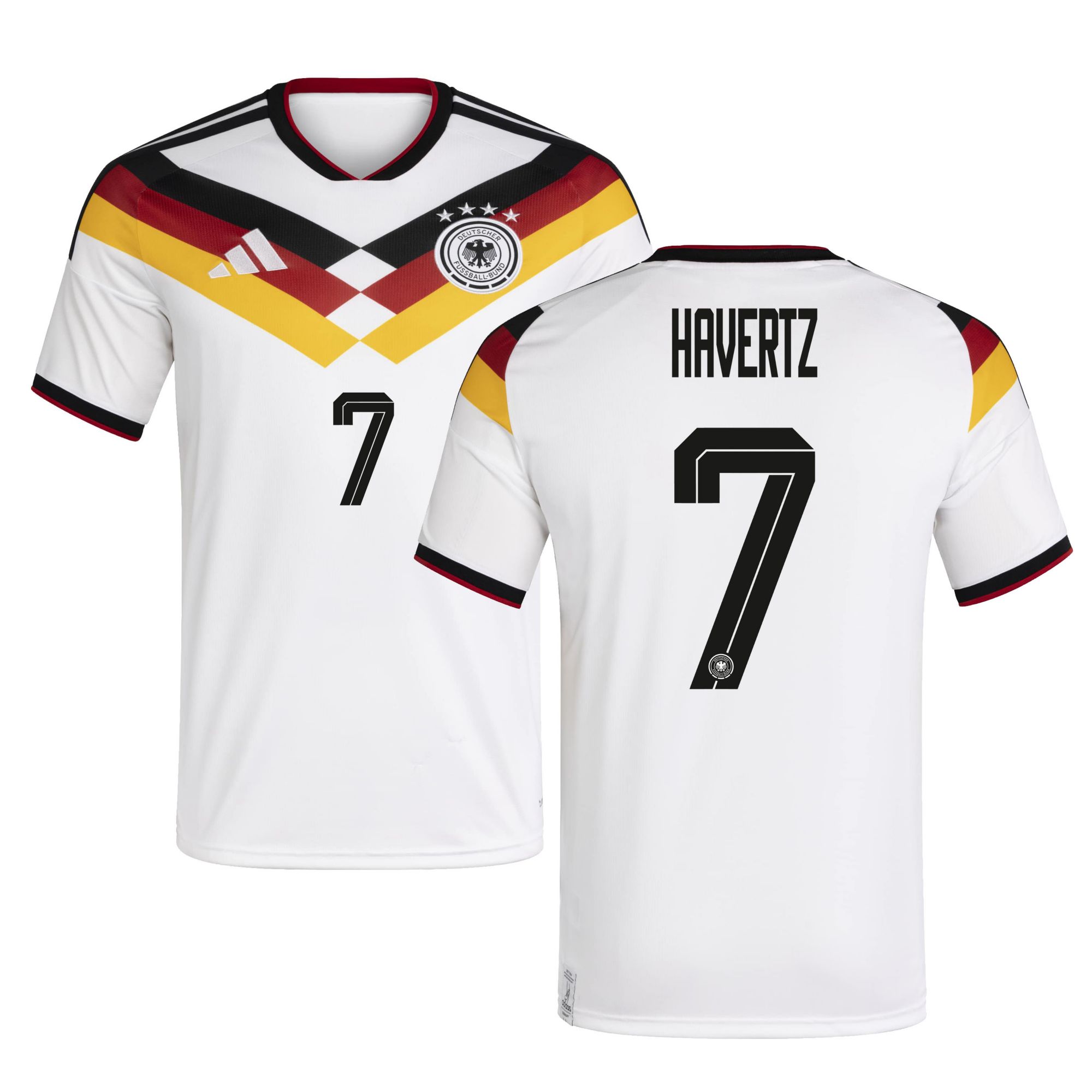 adidas Adult Germany Kai Havertz #7 2026 Home Replica Jersey