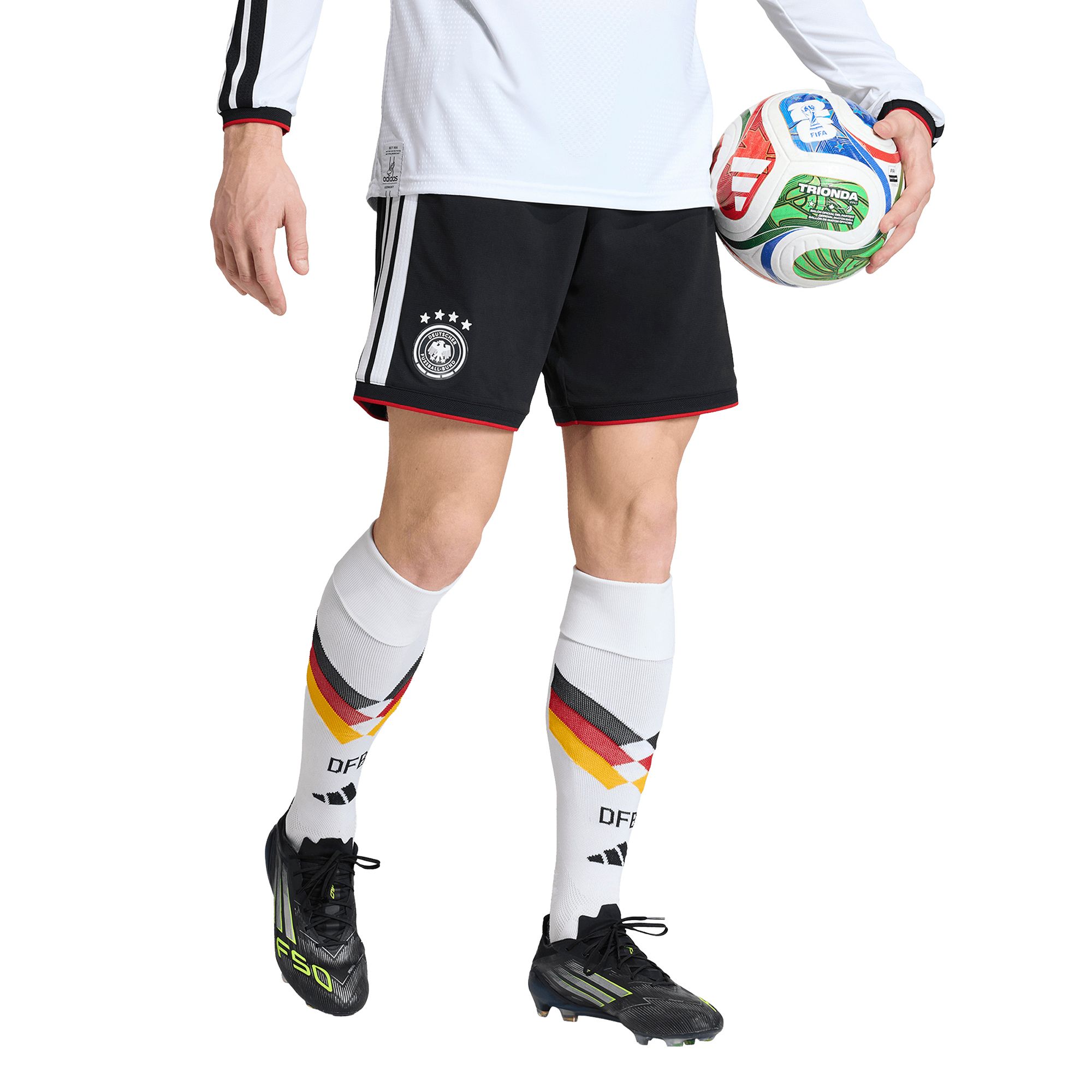 adidas Adult Mexico 2026 Black Home Replica Shorts