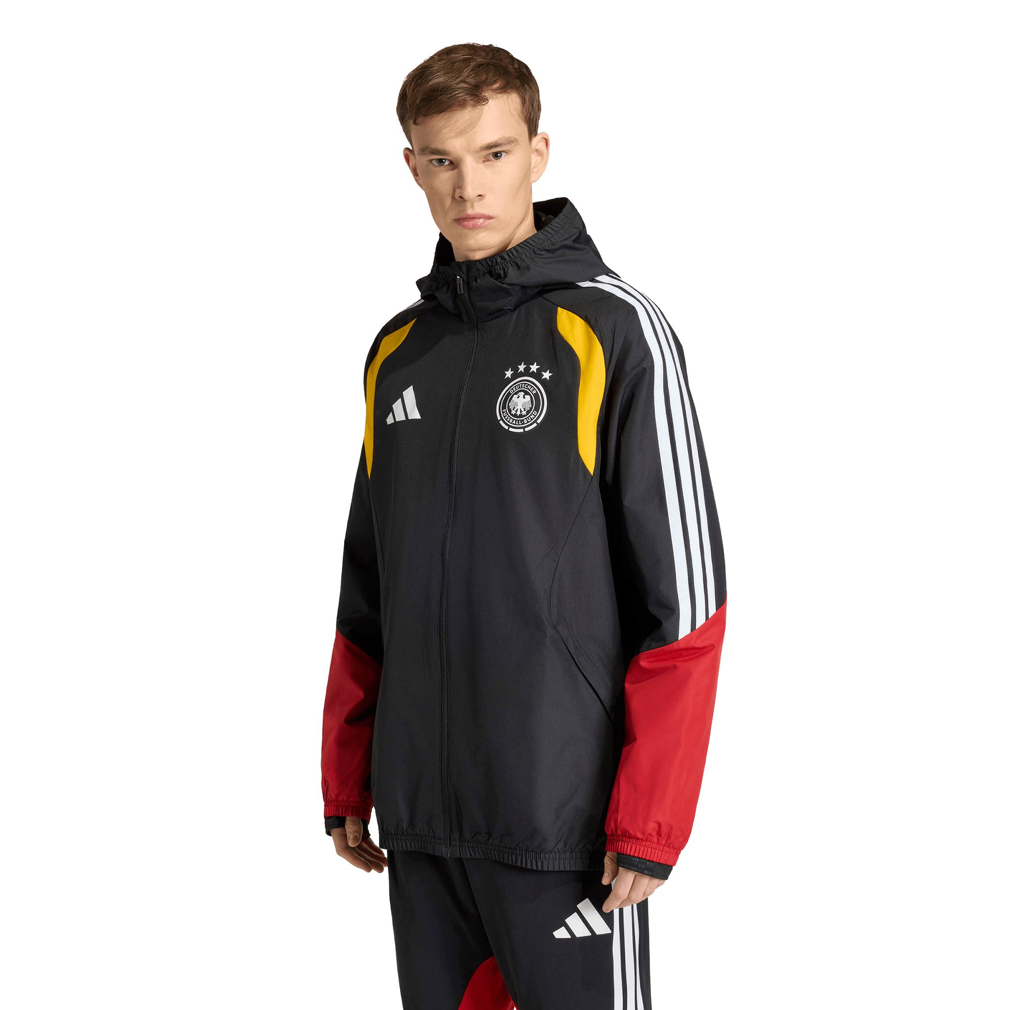 adidas Adult Germany Black Away Training Jacket