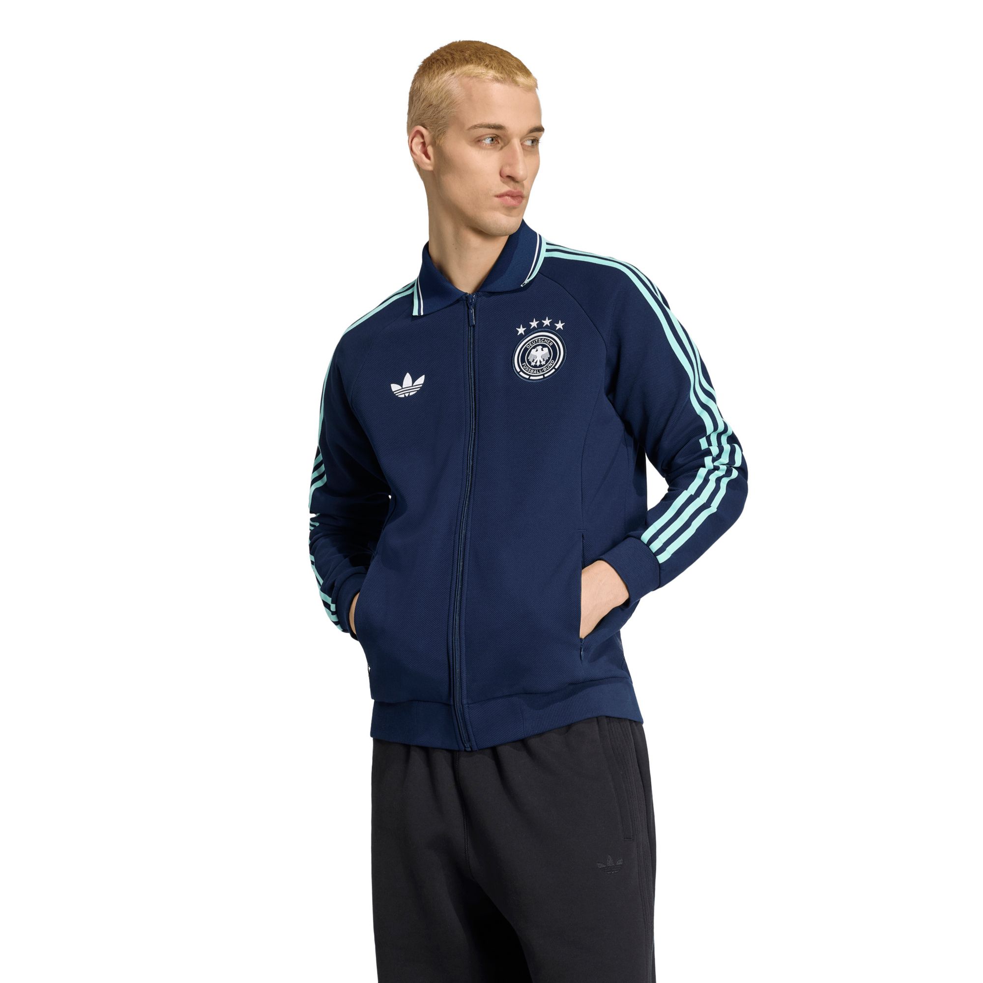 adidas Adult Germany 2026 Collegiate Navy Away Anthem Jacket