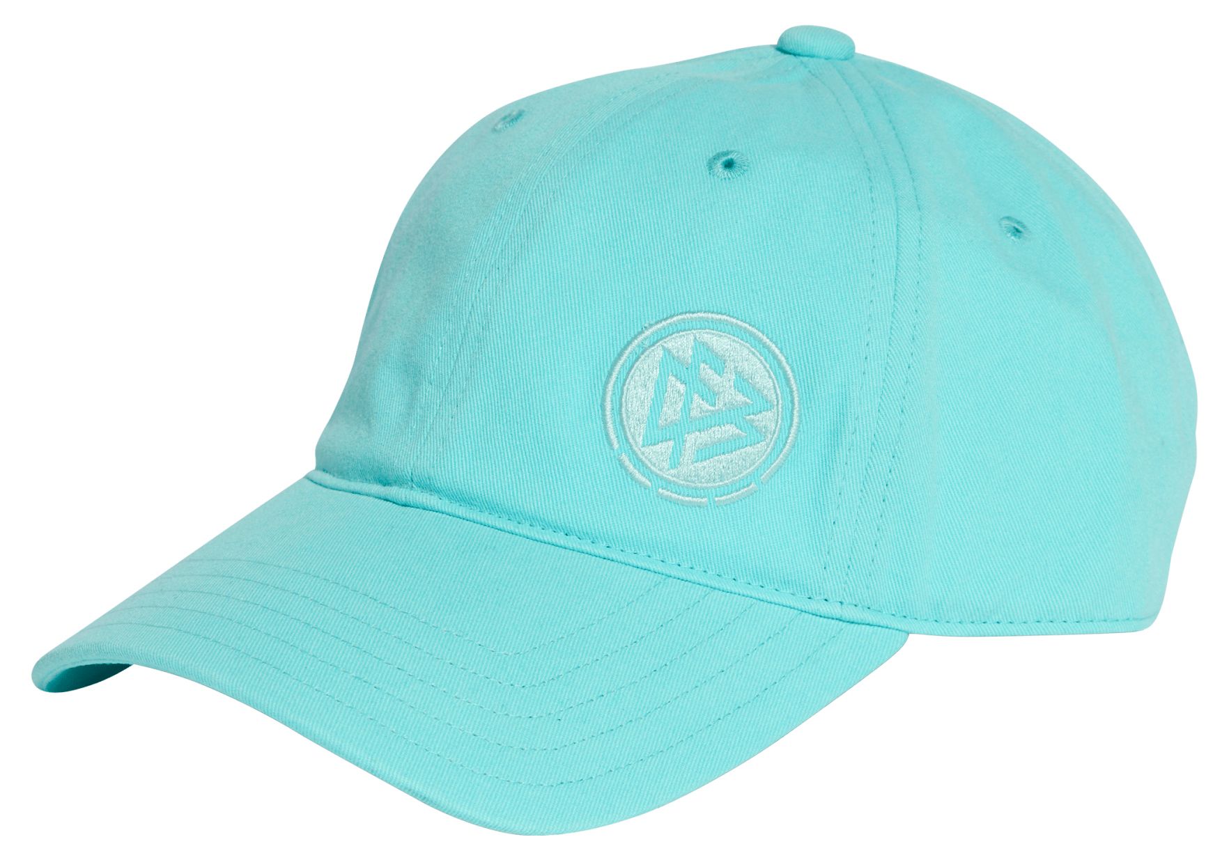 adidas Adult Germany 2026 Team Logo Dad Hat - Aqua