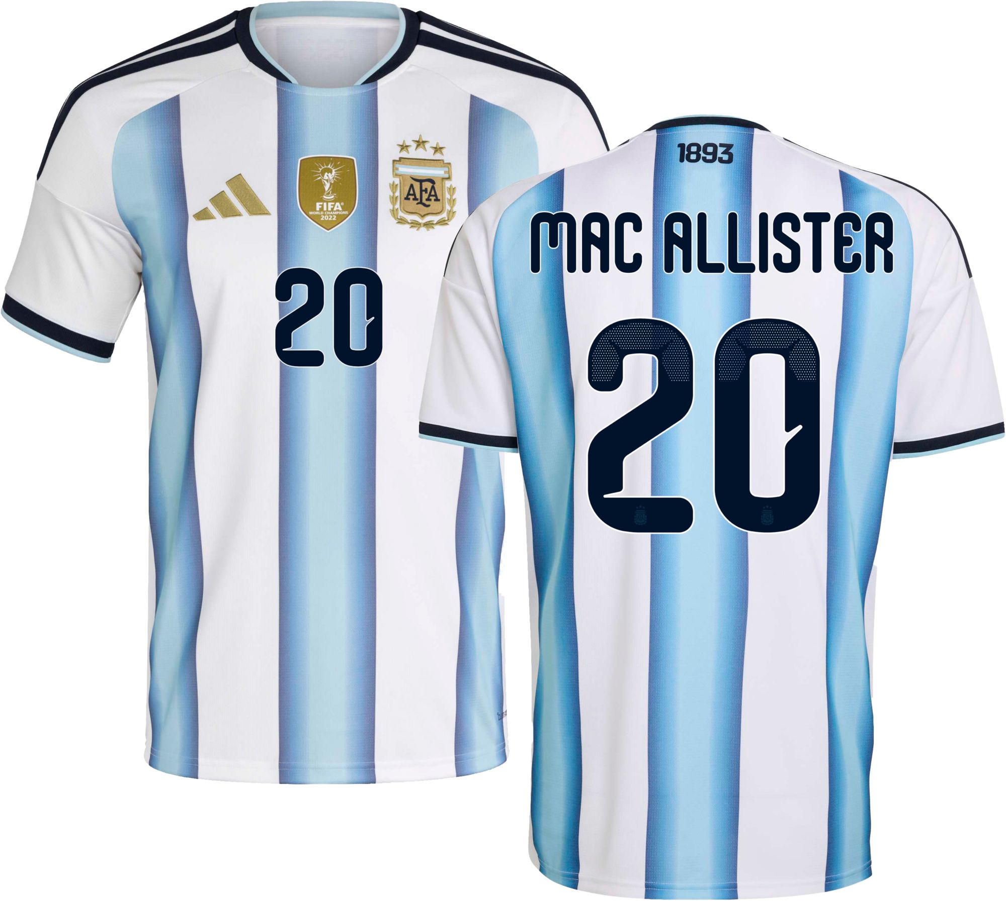 adidas Adult Argentina Alexis Mac Allister #20 2026 Home Replica Jersey