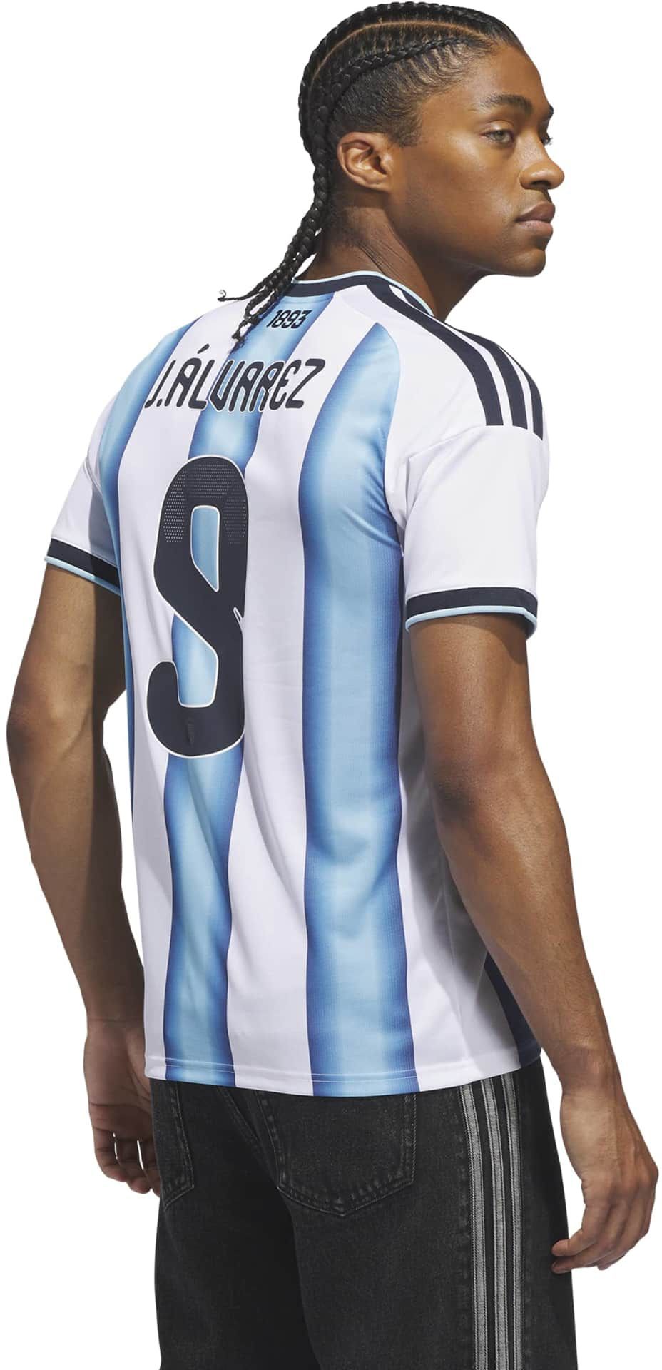 adidas Adult Argentina Julian Alvarez #9 2026 Home Replica Jersey