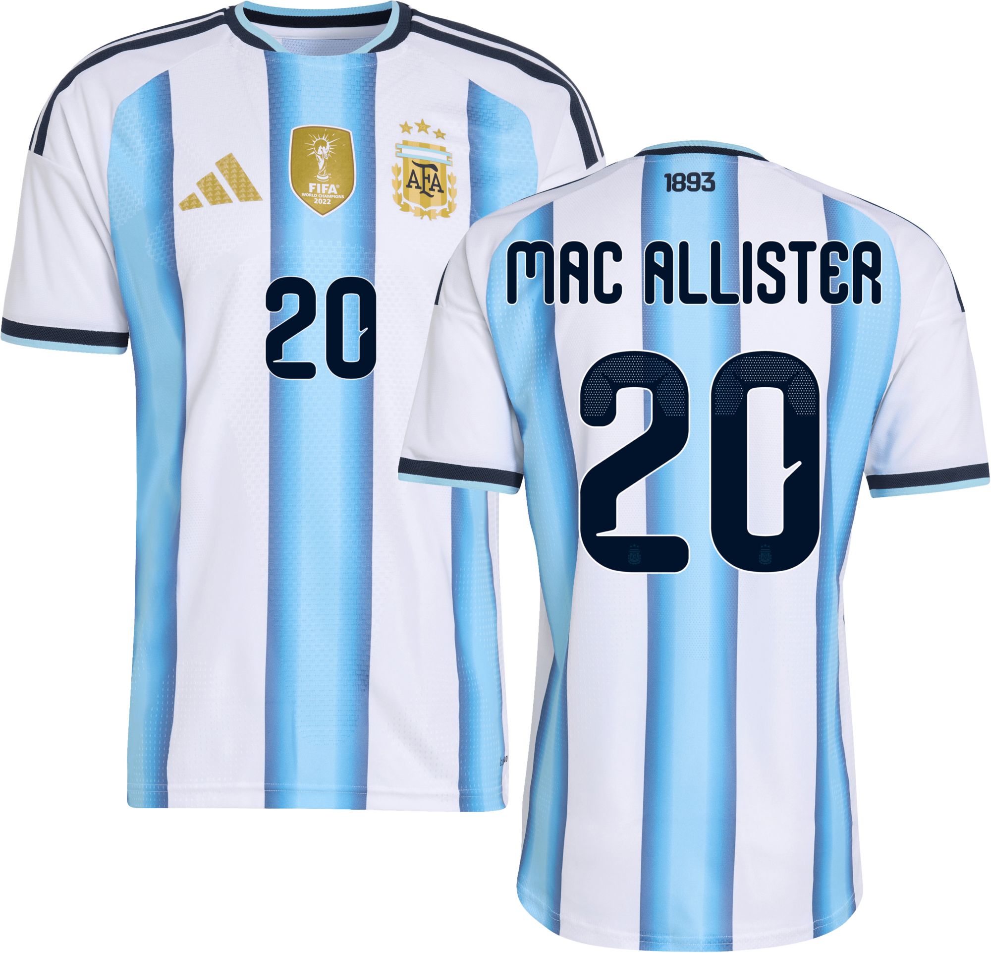 adidas Adult Argentina Alexis Mac Allister #20 2026 Home Authentic Jersey