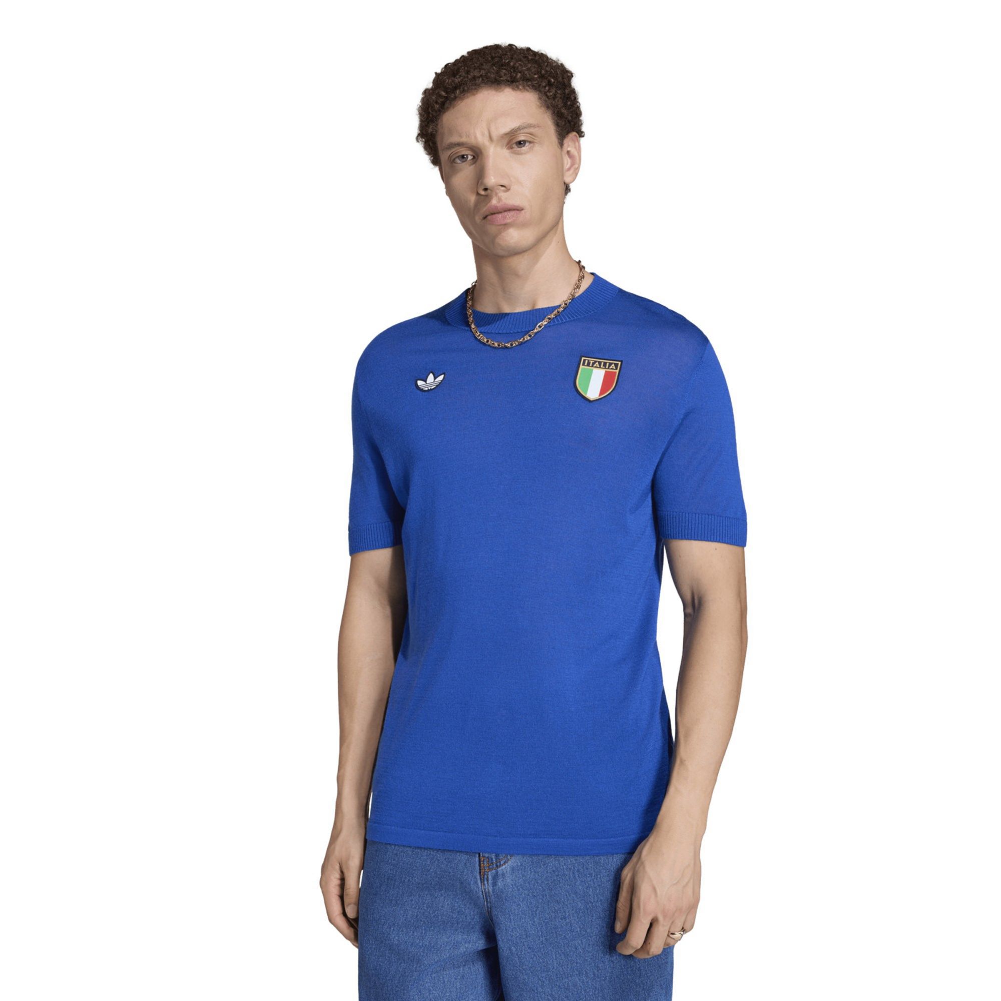 adidas Adult Italy 1970 Bring Back Vintage Home Replica Jersey